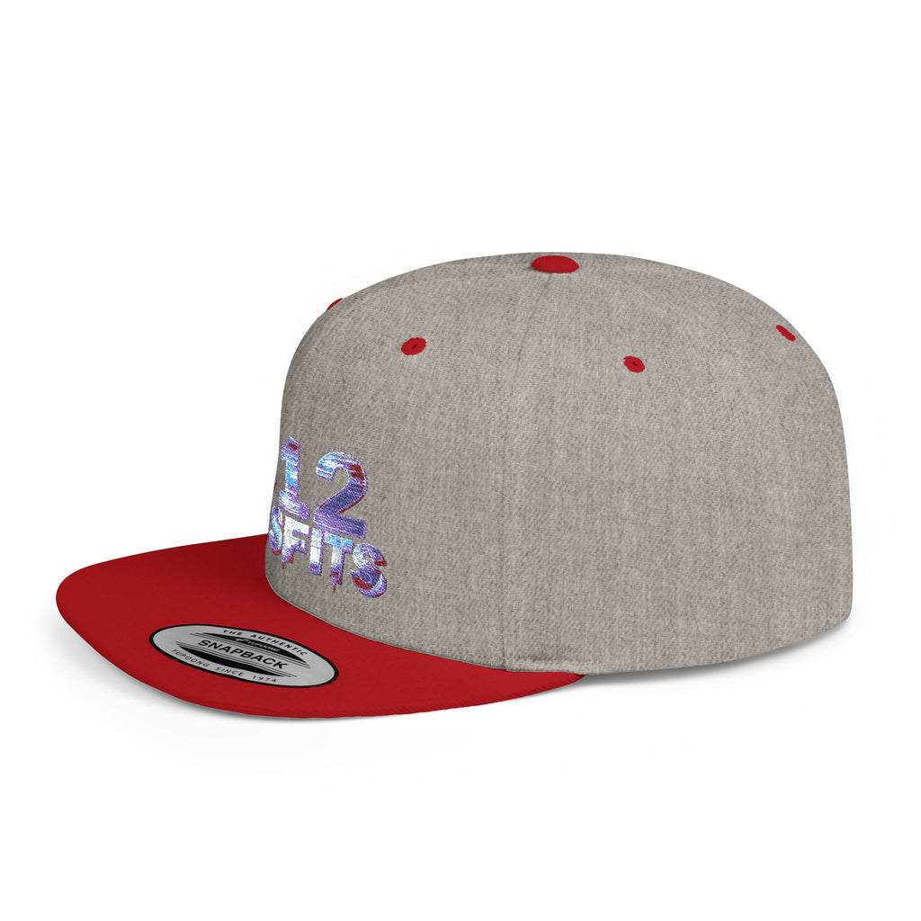 612 Misfits Flat Bill Snapback Hat – Retro Graphic Streetwear Cap