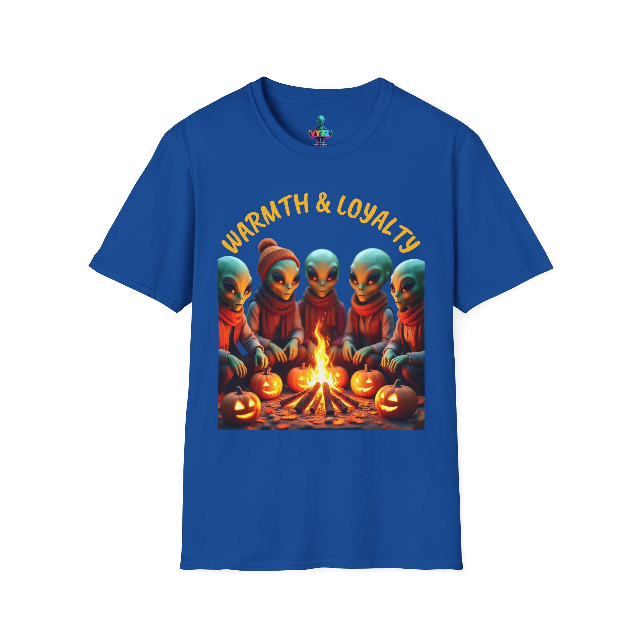 VYBZ Cozy Alien Campfire T-Shirt