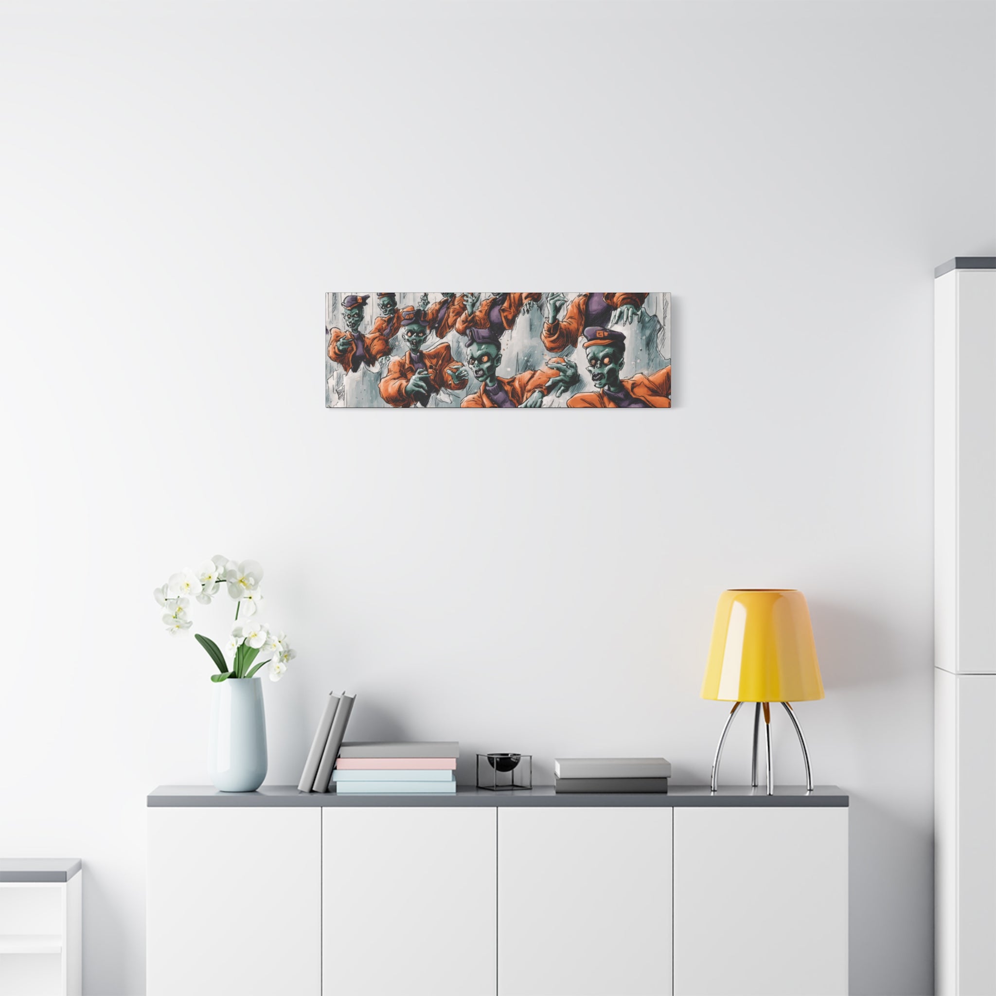 Zombie Chorus Matte Canvas Wall Art