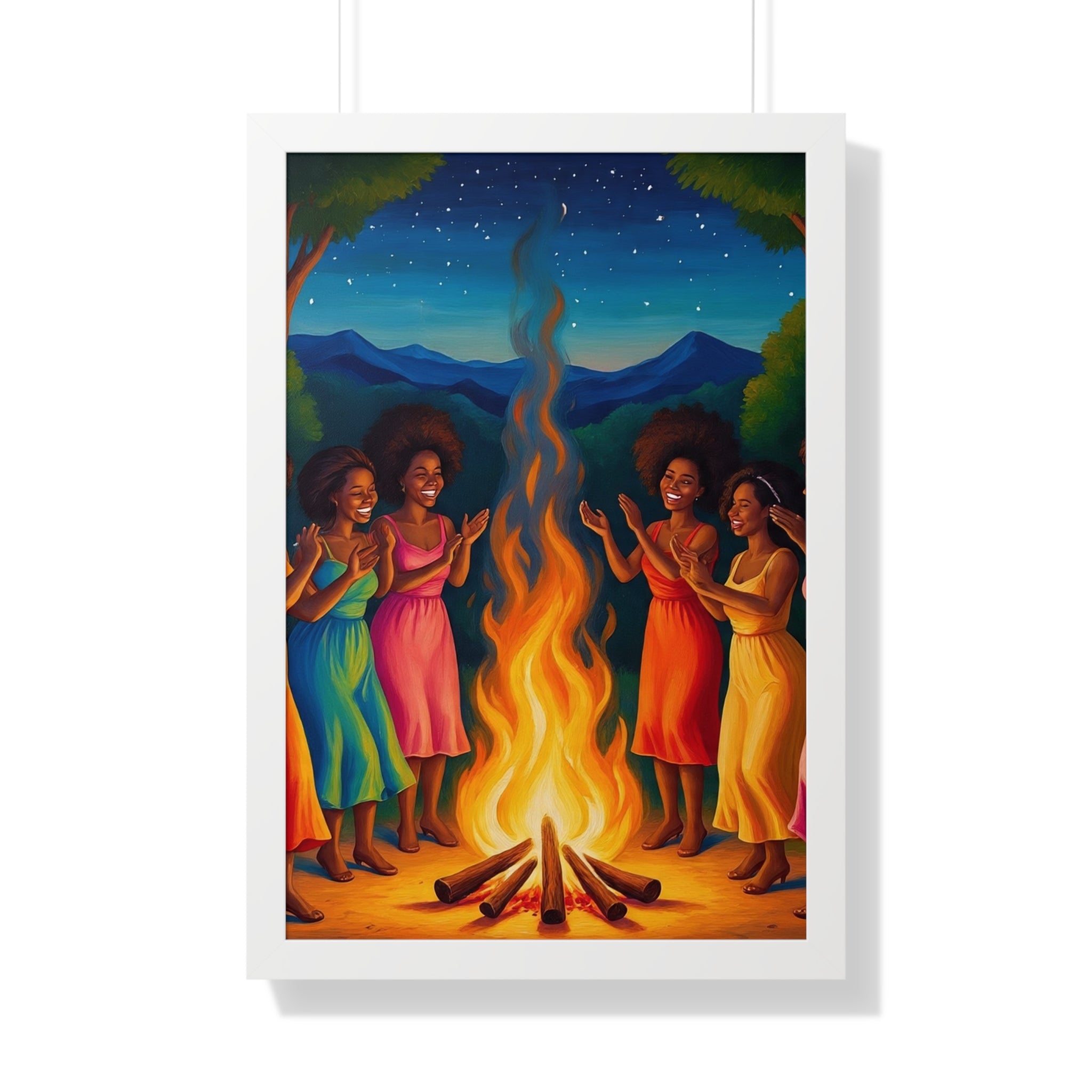 African American Women Dance Party Inspired Poster