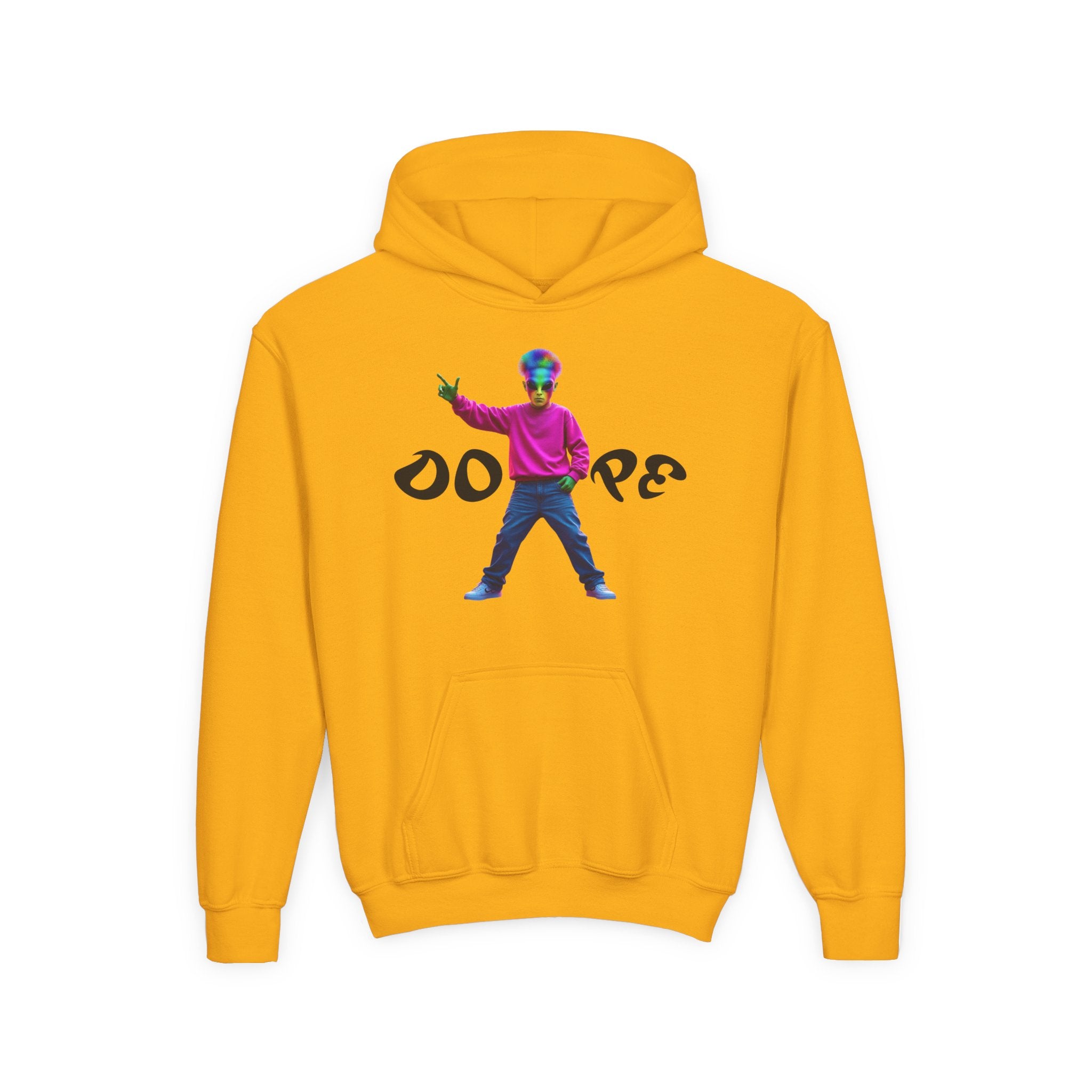 VYBZ Alien Youth Hoodie - Exclusive Colorful Hip Hop Slang Design