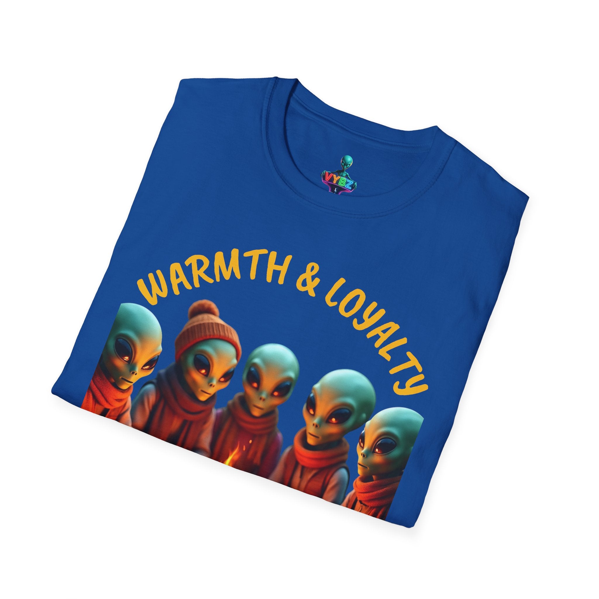 VYBZ Cozy Alien Campfire T-Shirt