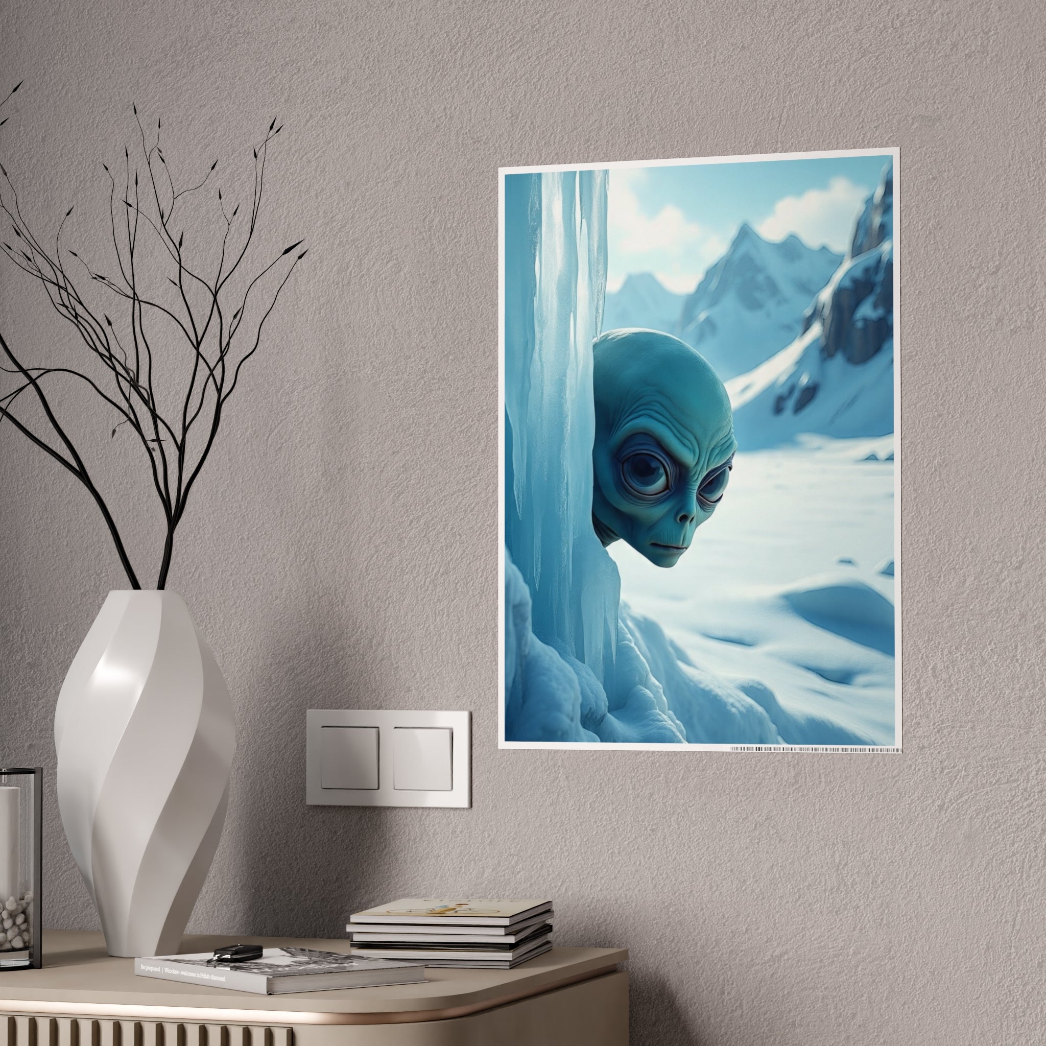 Glossy Alien Poster
