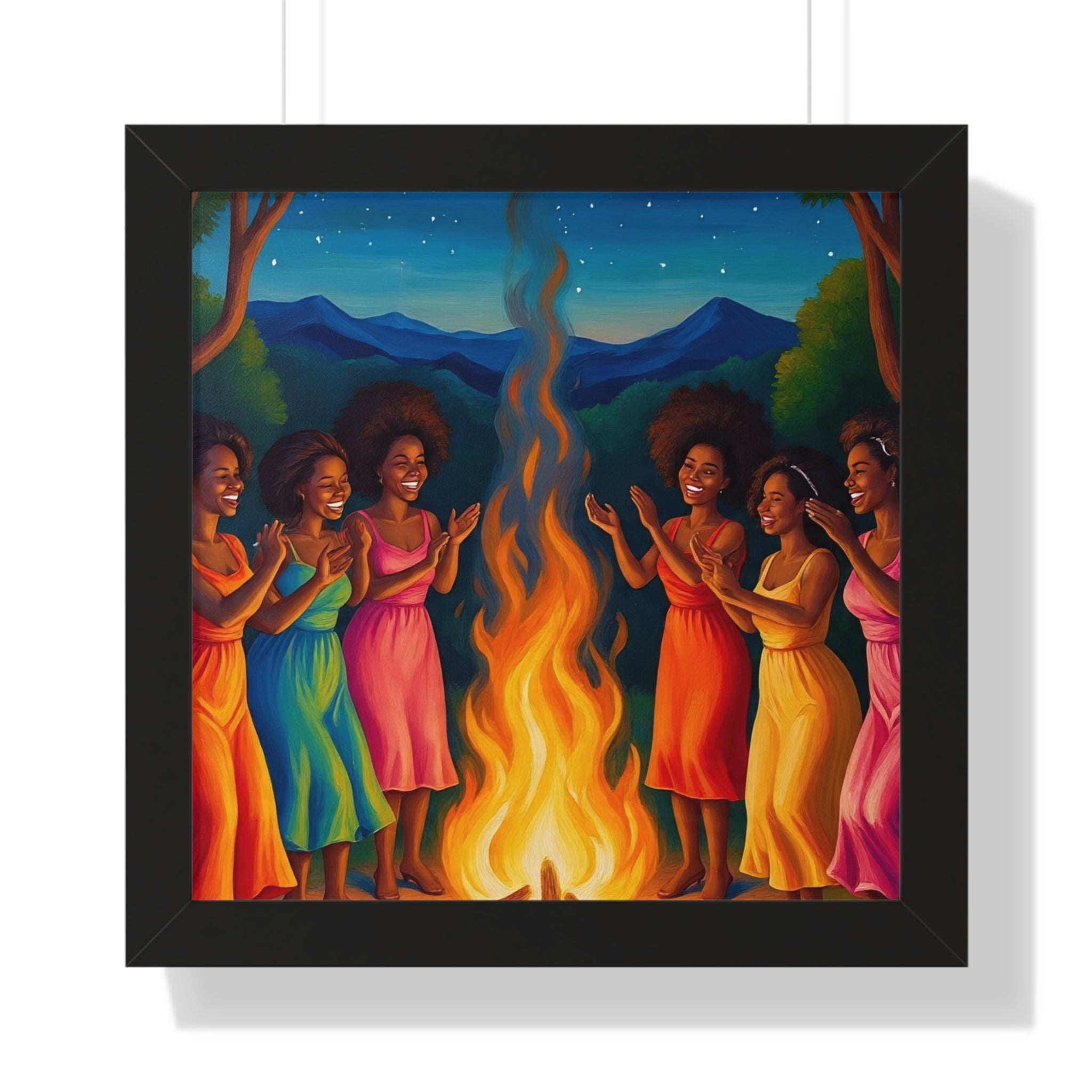 African American Women Dance Party Inspired Poster