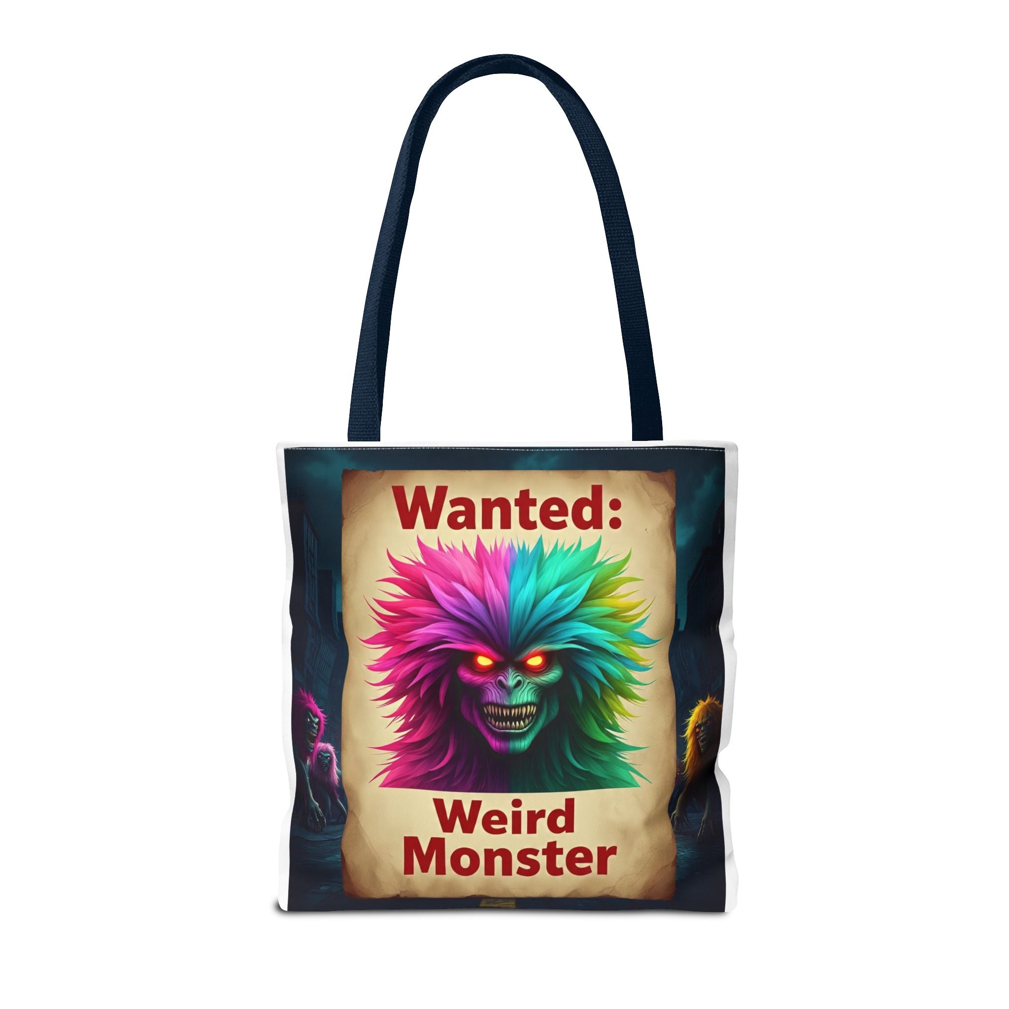 VYBZ Wanted Monster Print Tote Bag