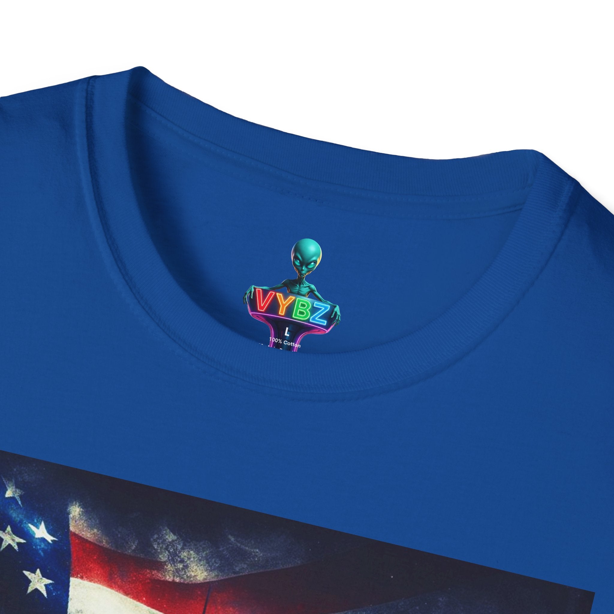 VYBZ Freedom-Themed Graphic Tee