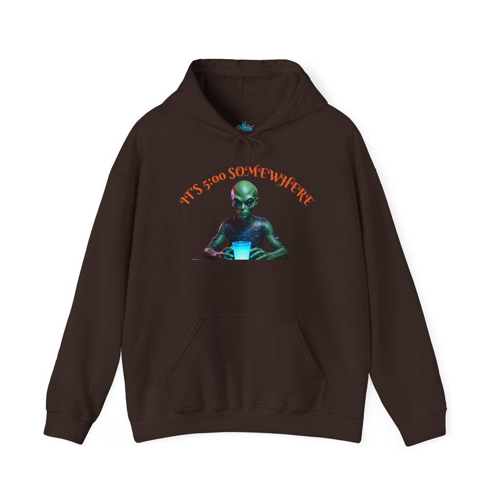 VYBZ Aliens and Monsters Unisex Hooded Sweatshirt - Funny Quote Design