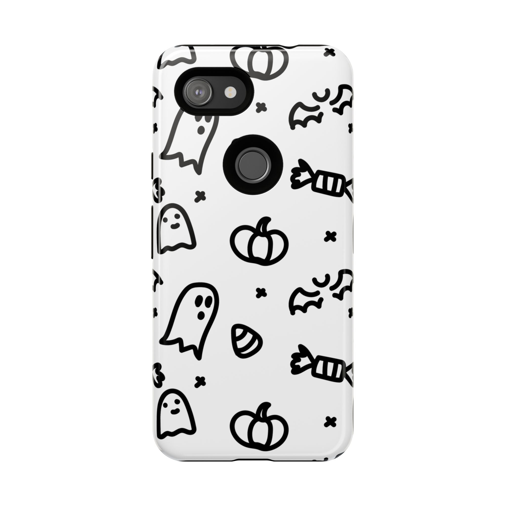 Halloween Themed Phone Case, Spooky Ghosts and Pumpkins, Fall Decor, Costume Party, Trick or Treat