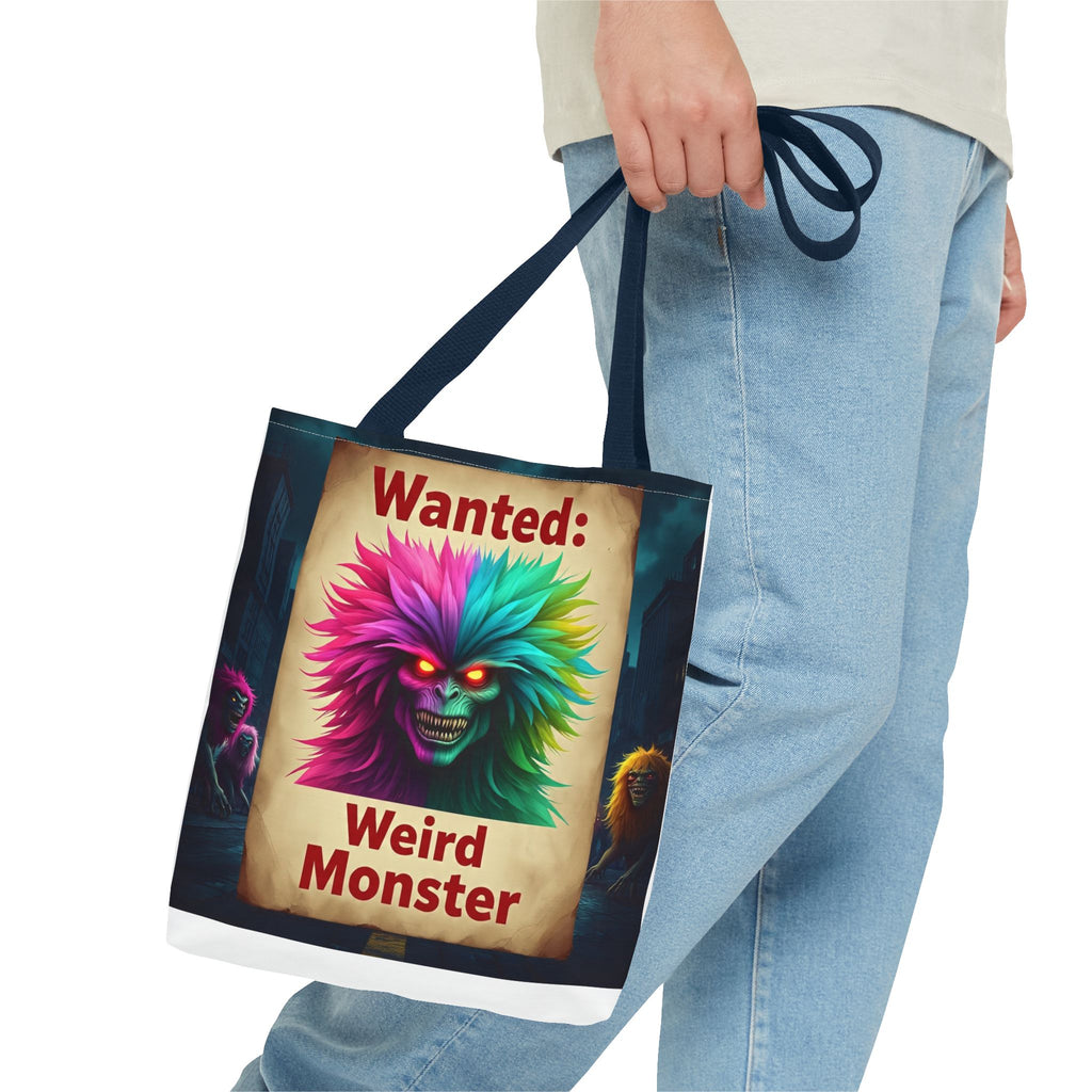 VYBZ Wanted Monster Print Tote Bag