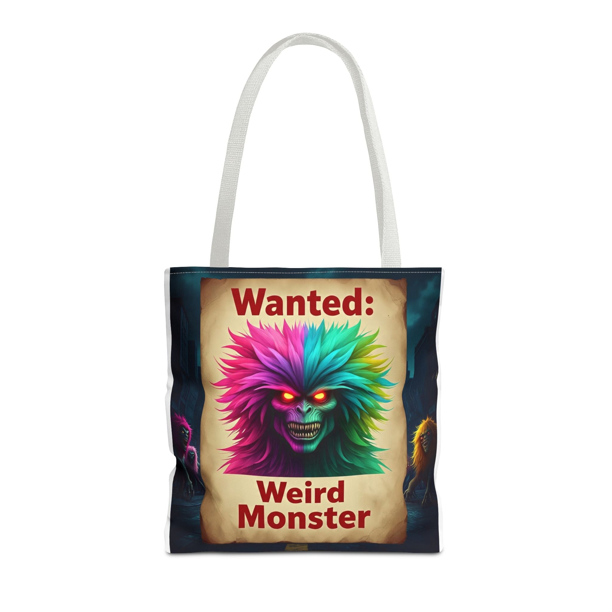 VYBZ Wanted Monster Print Tote Bag