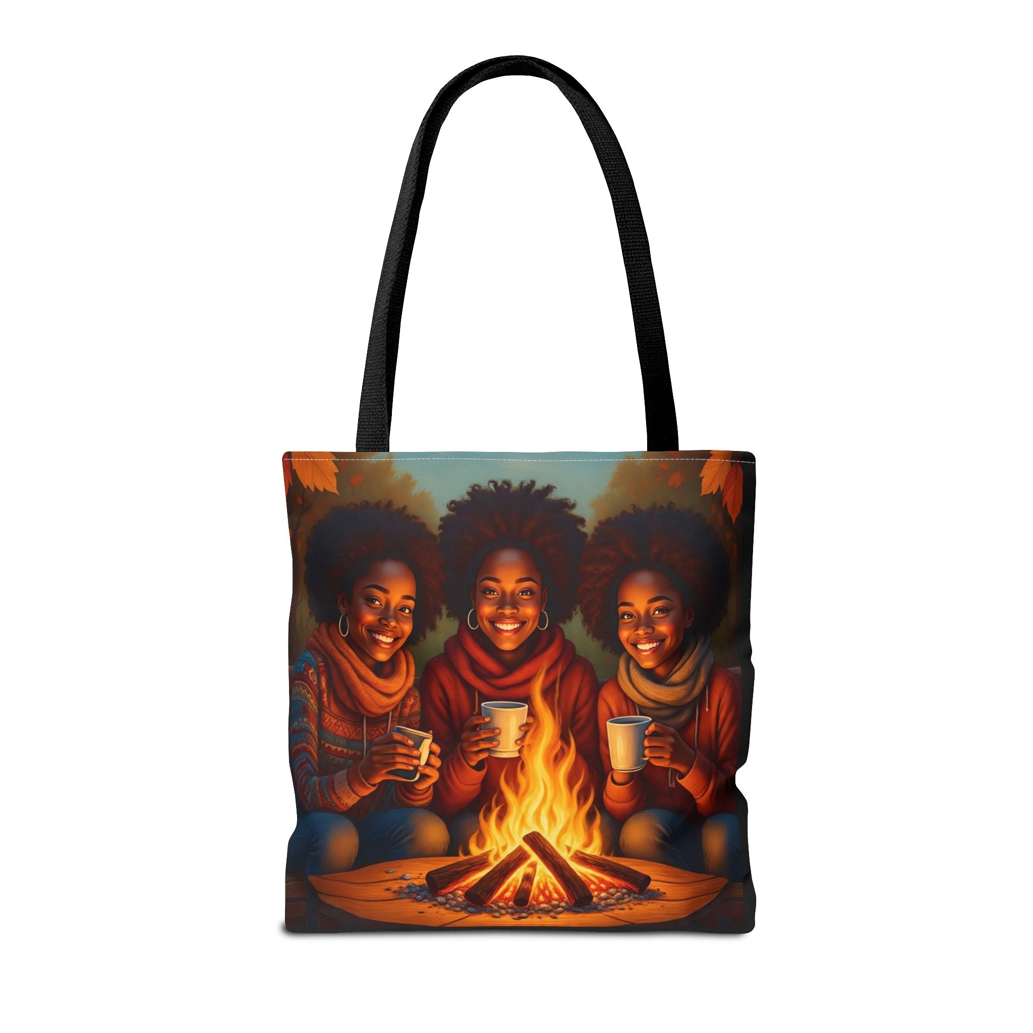 VYBZ Tote Bag - Exclusive Celebrating Sistah Circle Design Fall Bonfire