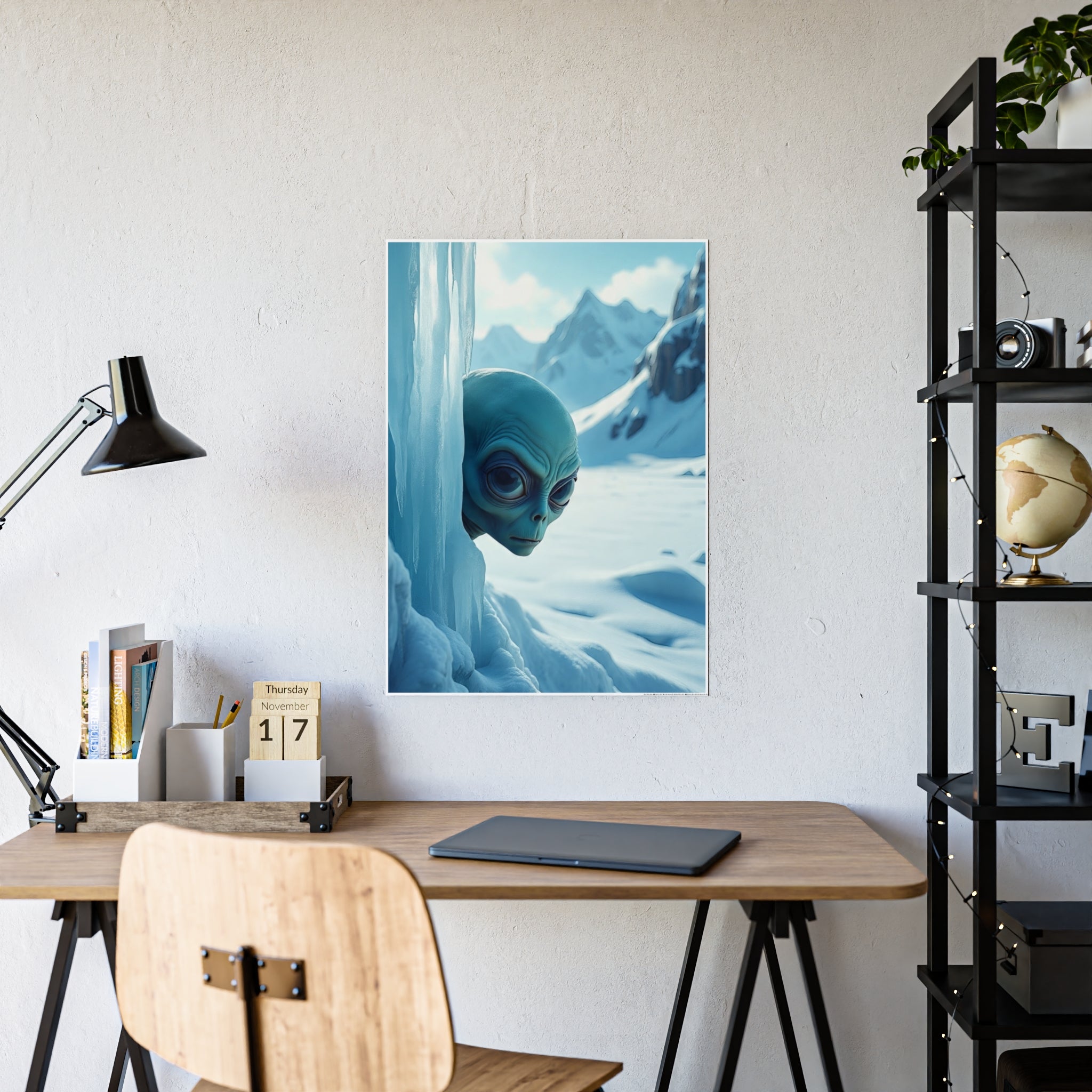 Glossy Alien Poster