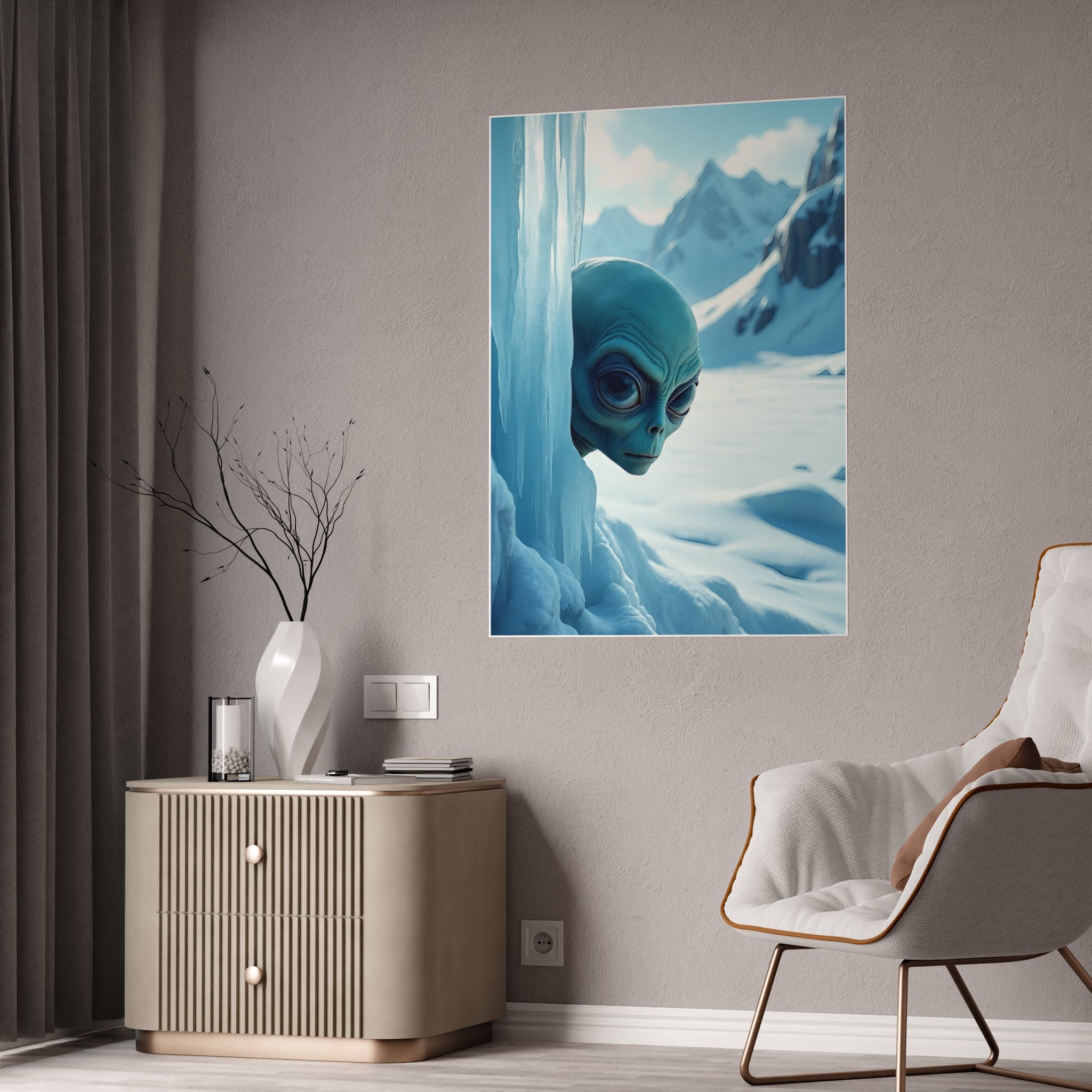 Glossy Alien Poster
