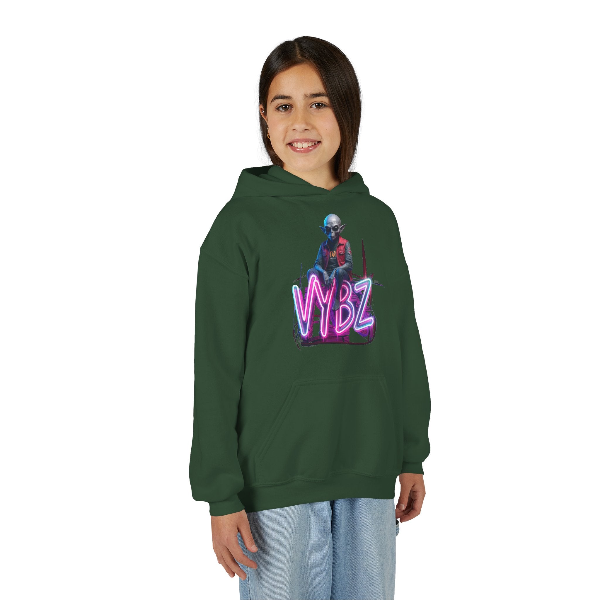 VYBZ Alien Youth Heavy Blend Hooded Sweatshirt, Cozy Streetwear, Perfect for Teens, Gifts for Holidays and Occasions, Casual [...]