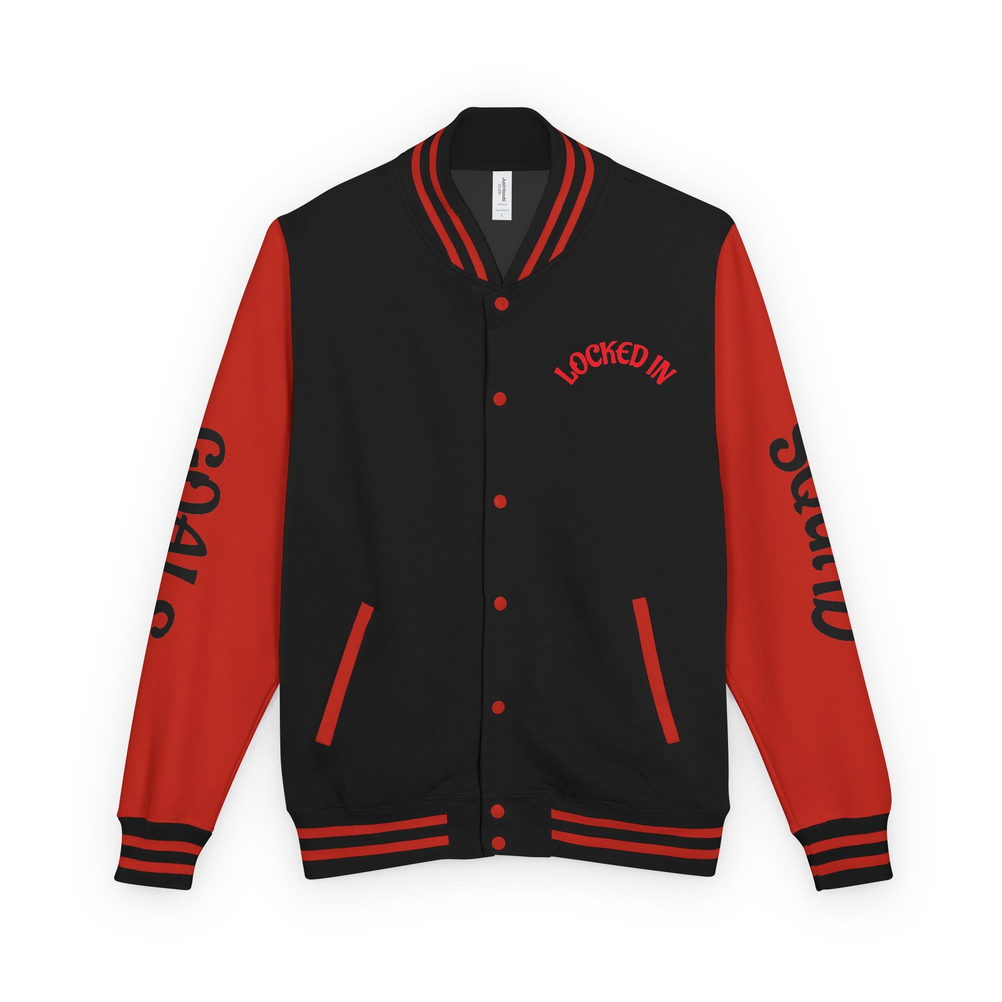 VYBZ "Locked In Goals" Heavyweight Letterman Jacket