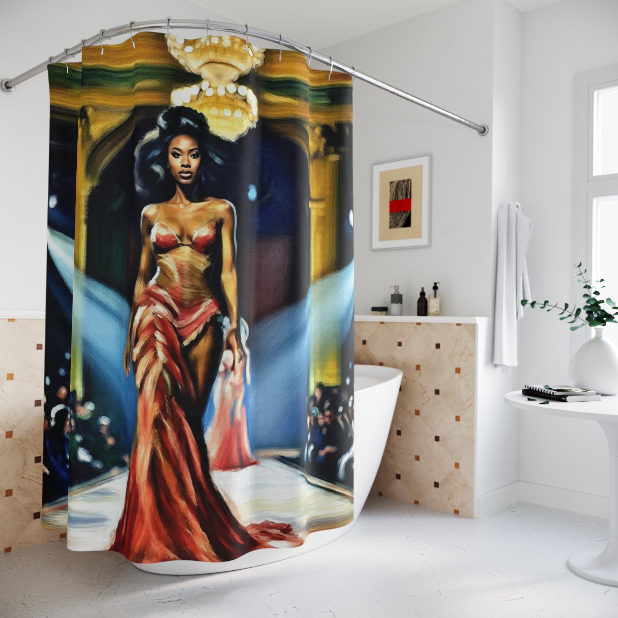 Chic Fashionista Shower Curtains