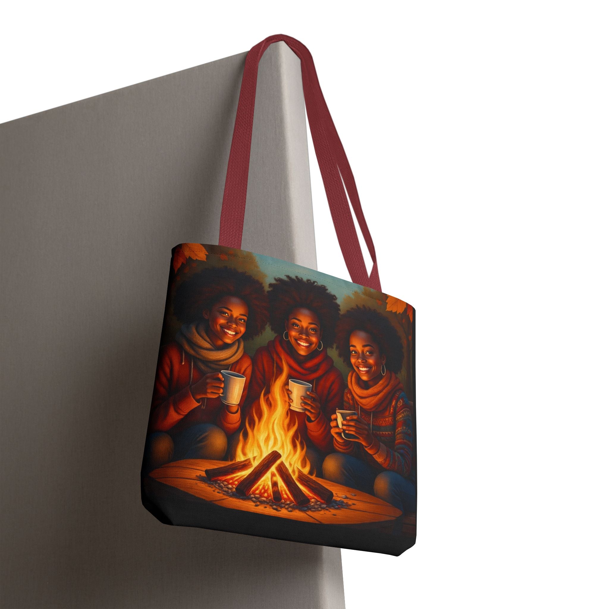 VYBZ Tote Bag - Exclusive Celebrating Sistah Circle Design Fall Bonfire