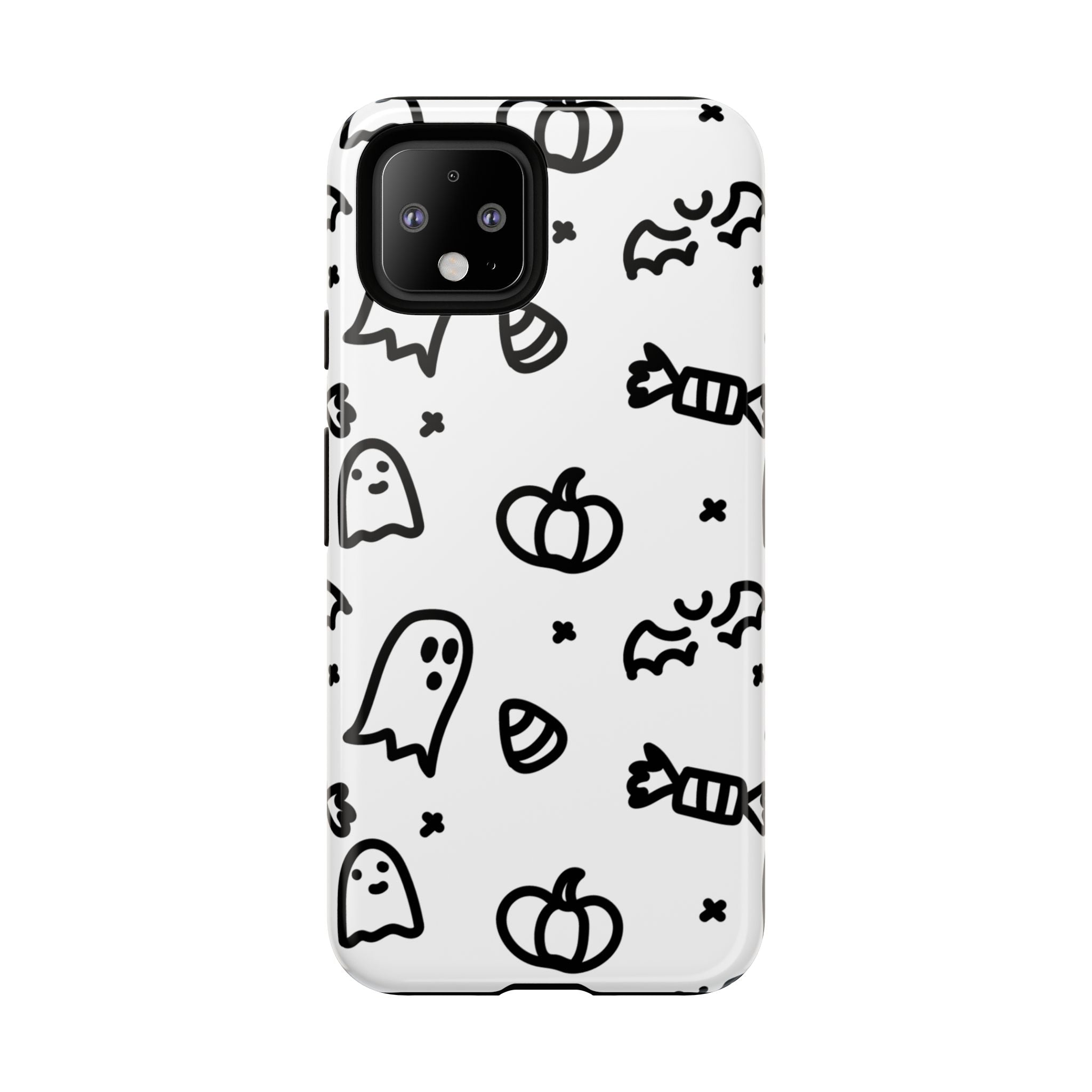 Halloween Themed Phone Case, Spooky Ghosts and Pumpkins, Fall Decor, Costume Party, Trick or Treat