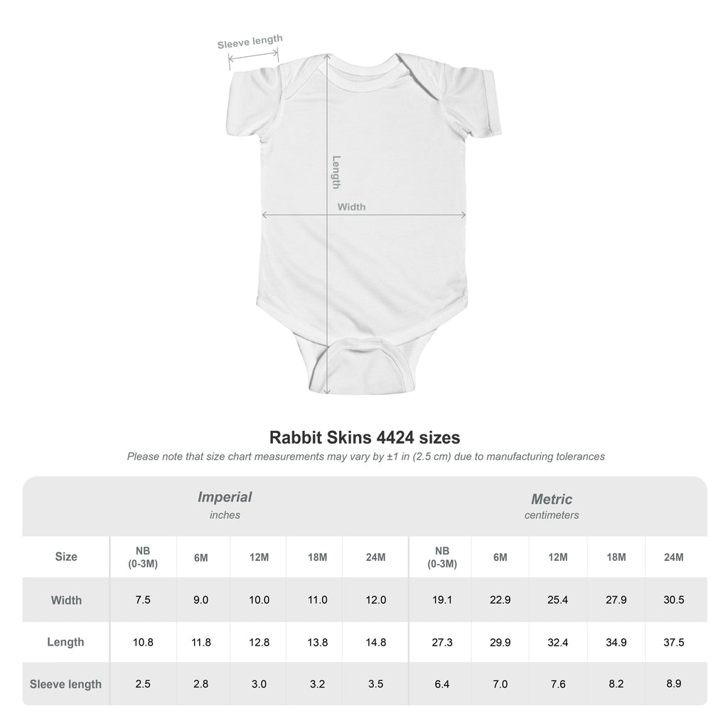 Infant Bodysuit — 'Stay Cute' Rainbow Kawaii Baby Onesie