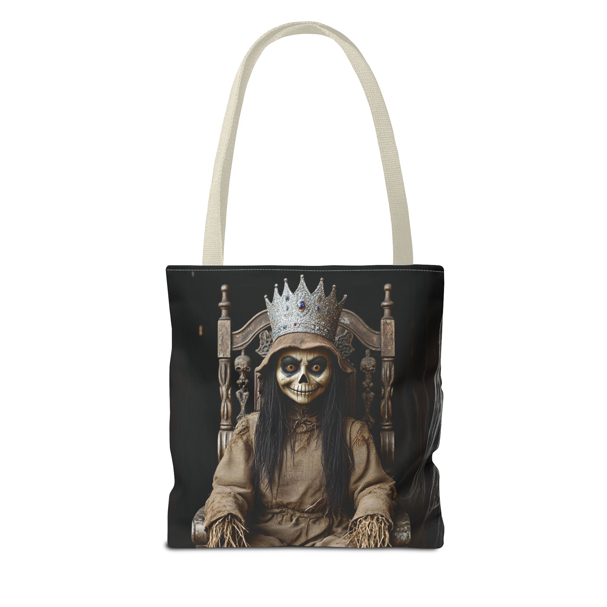 VYBZ Tote Bag - Spooky Skeleton Queen Halloween Design