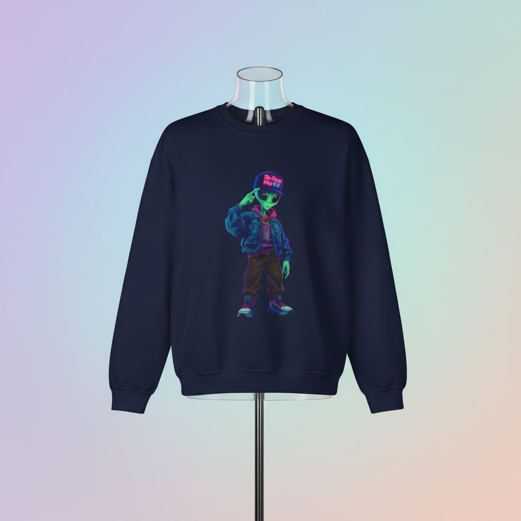Stylish Alien Graphic Sweatshirt | Unisex Heavy Blend Crewneck | Trendy Casual Wear, Gift for Hipsters, Streetwear Fashion, Unique Art [...]