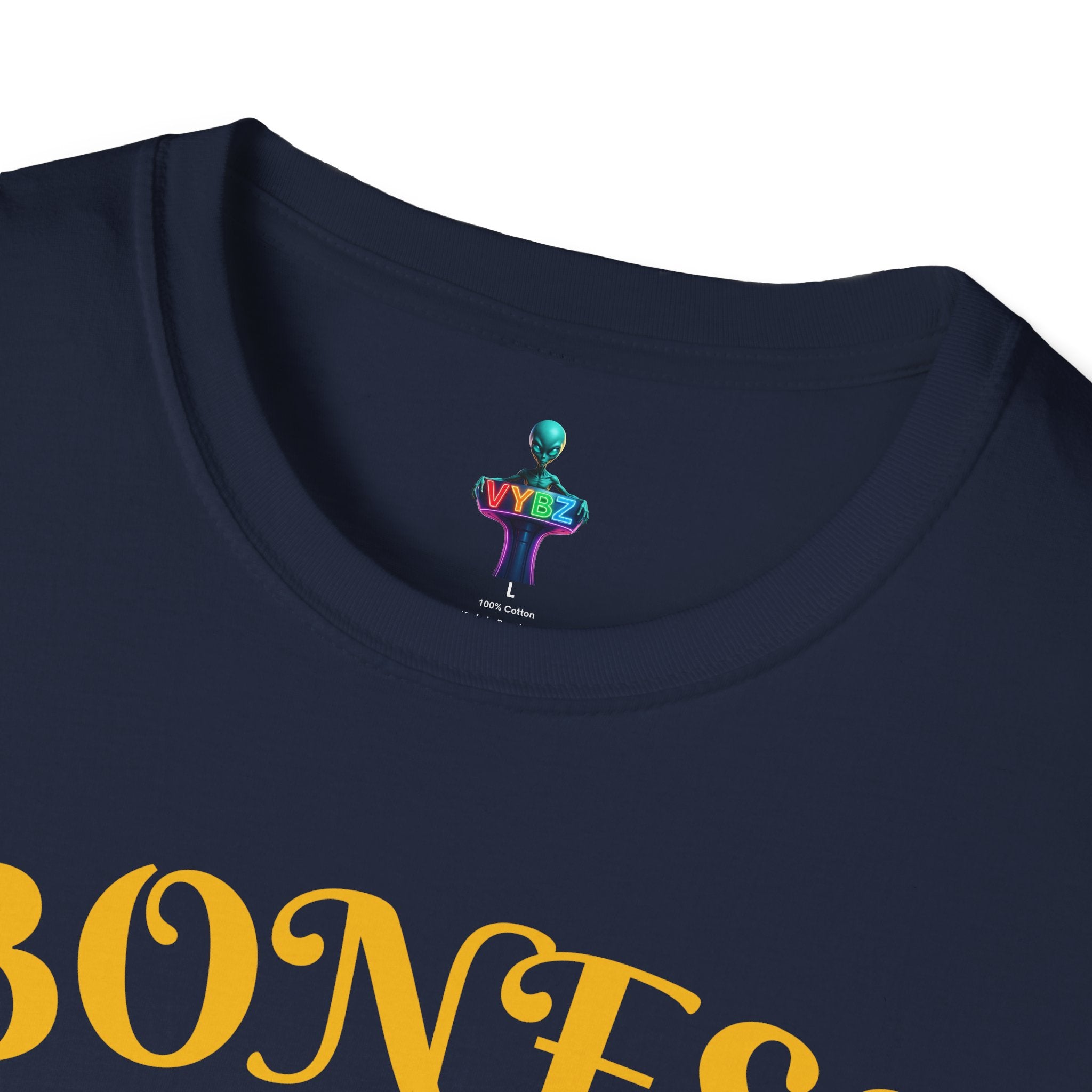 Softstyle T-Shirt with VYBZ Dogs Playing Dominos Urban Slang Design