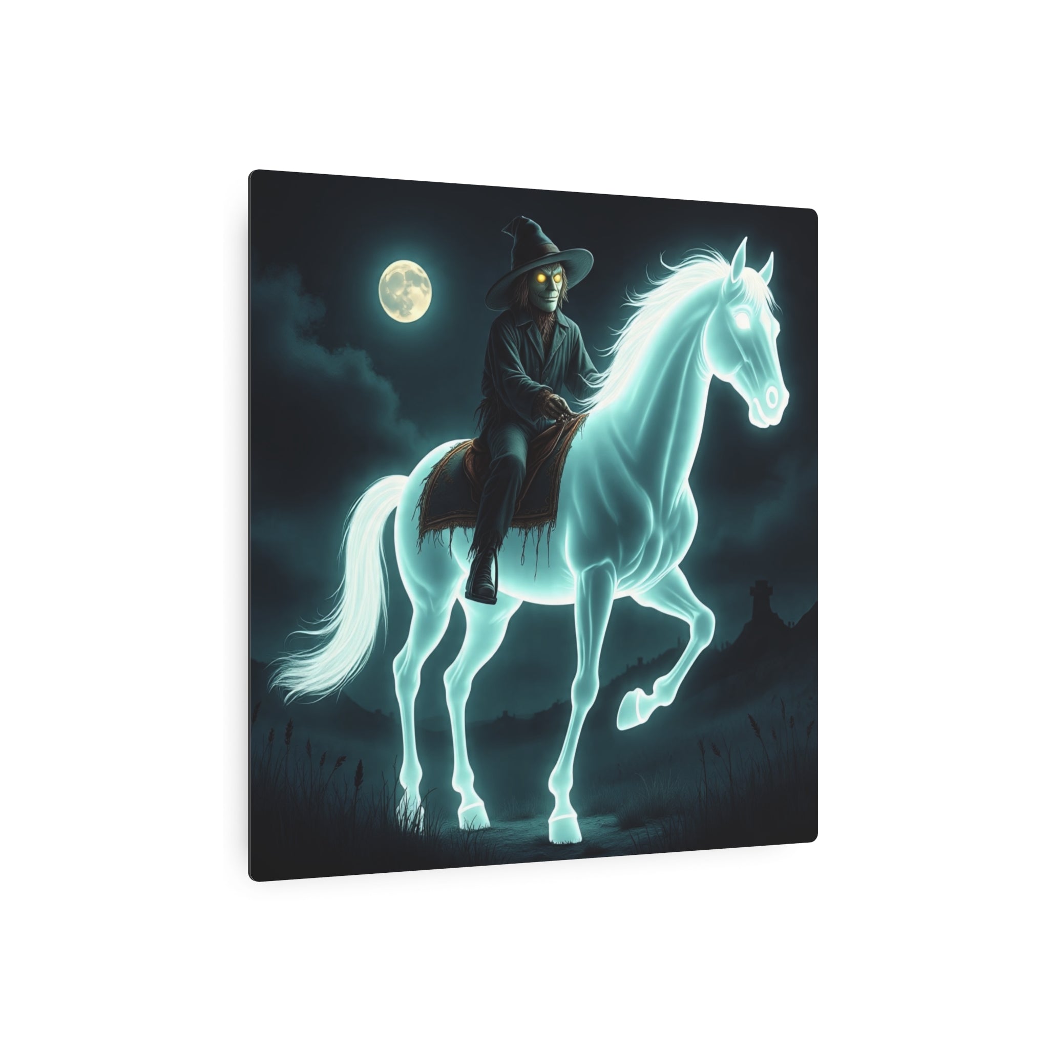 Metal Art Sign - Haunting Magical Halloween Spooky Exclusive Design