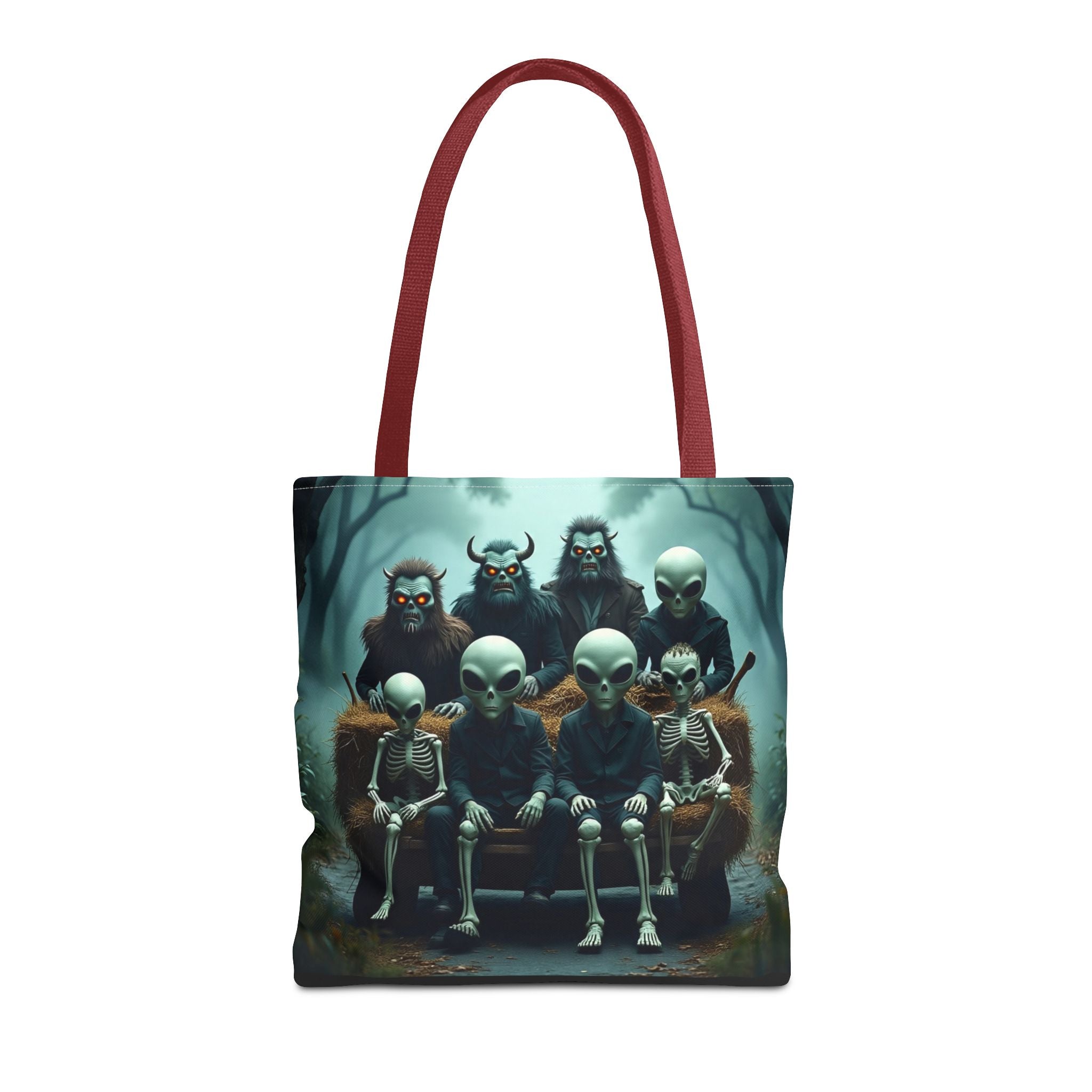 VYBZ Alien Tote Bag - Halloween Trick or Treating Spacious Design