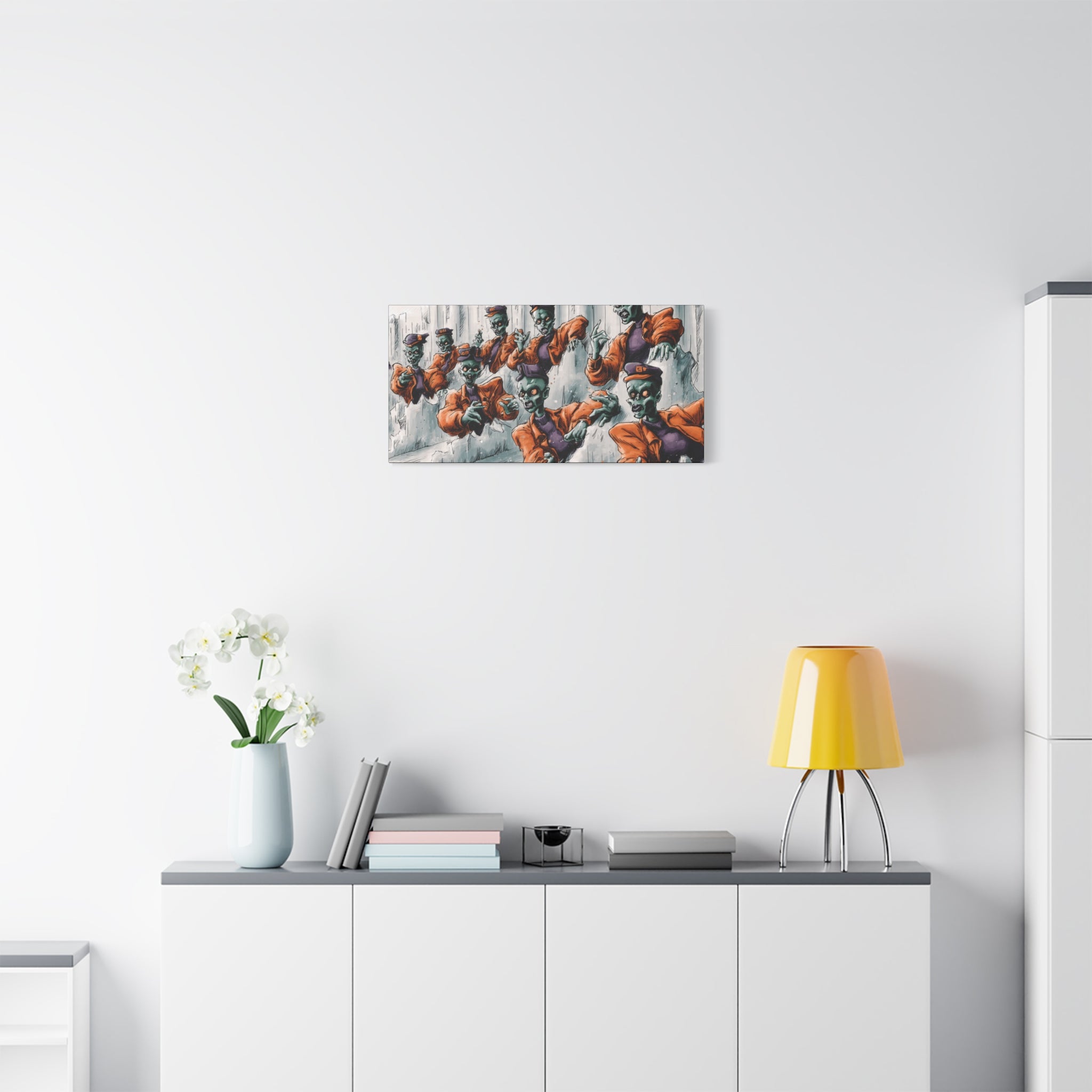 Zombie Chorus Matte Canvas Wall Art
