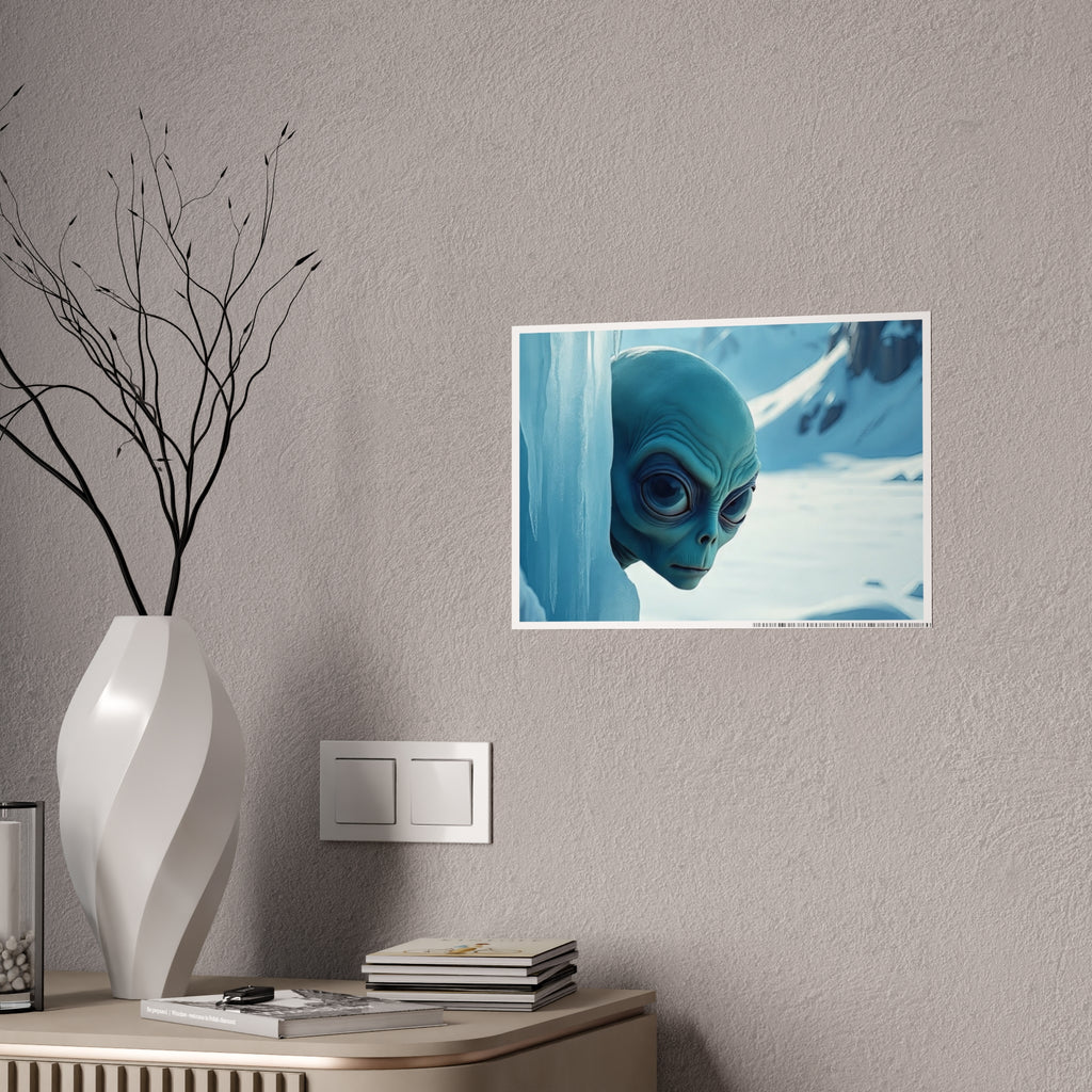 Glossy Alien Poster