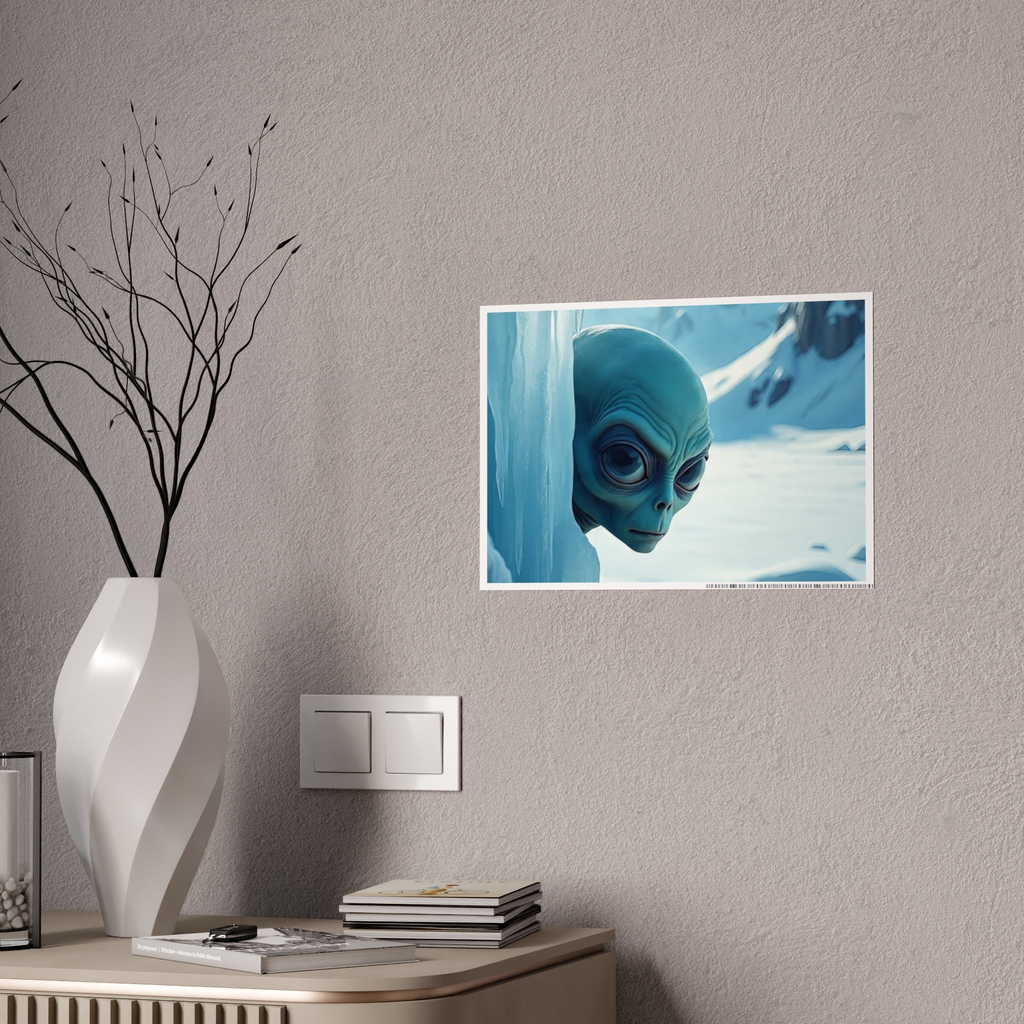 Glossy Alien Poster