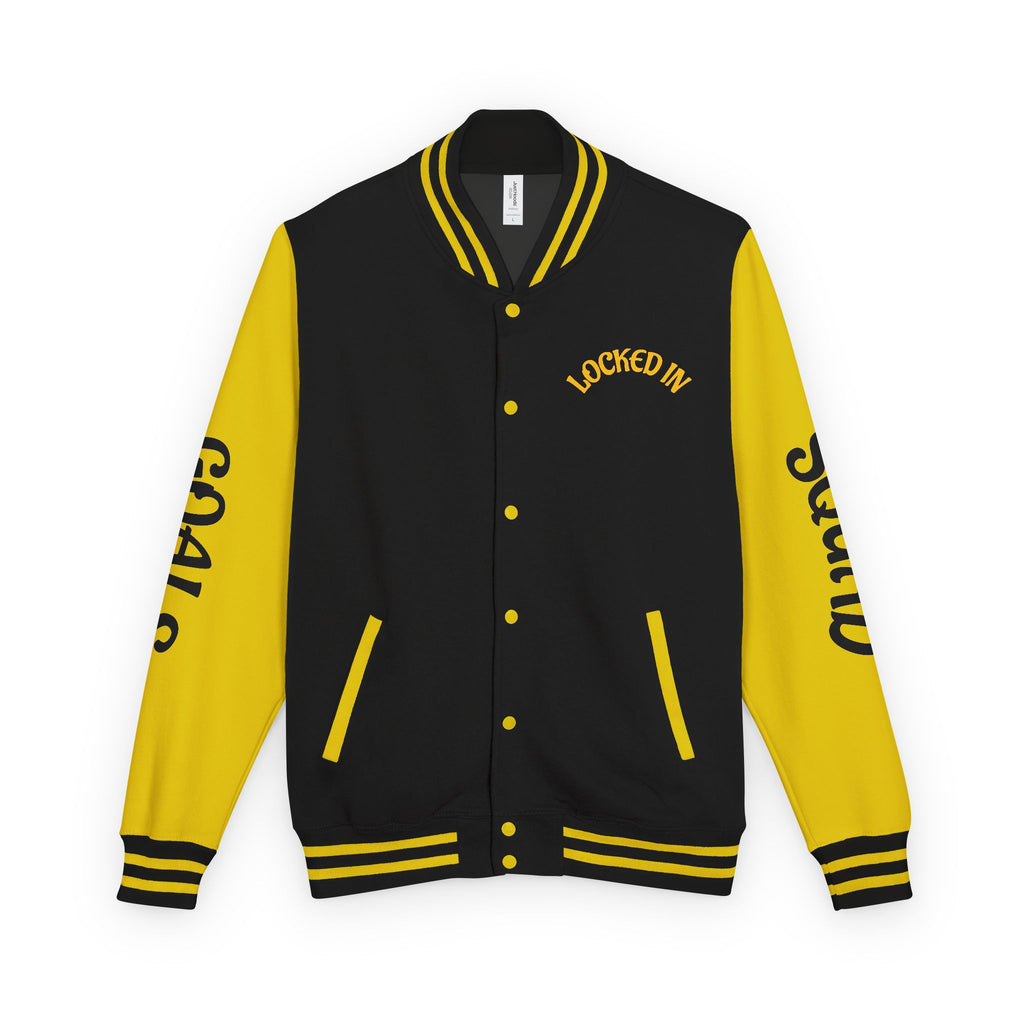 VYBZ "Locked In Goals" Heavyweight Letterman Jacket
