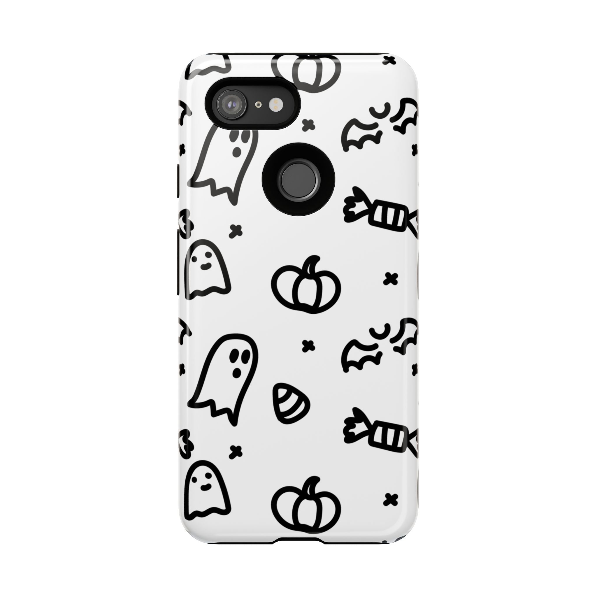 Halloween Themed Phone Case, Spooky Ghosts and Pumpkins, Fall Decor, Costume Party, Trick or Treat