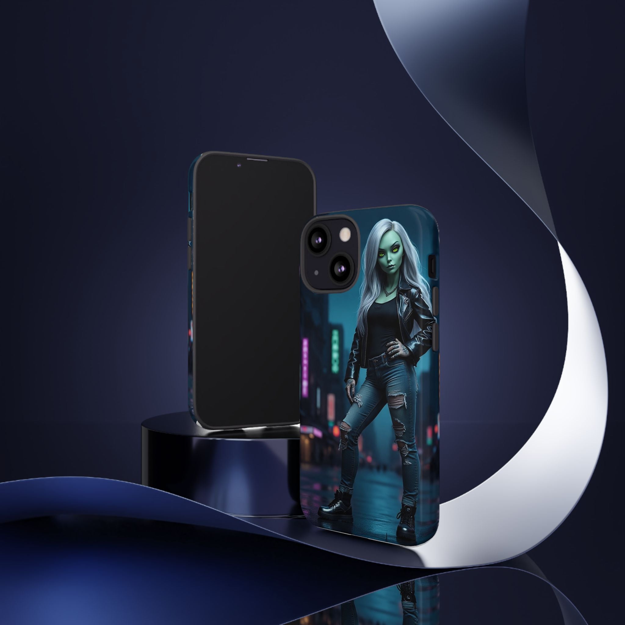Alien Chic Tough Phone Case