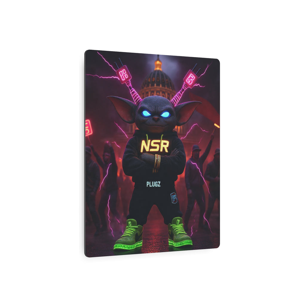 Limited Edition North Star Rebel x 612 Misfits 'Plugz' Metal Art Sign