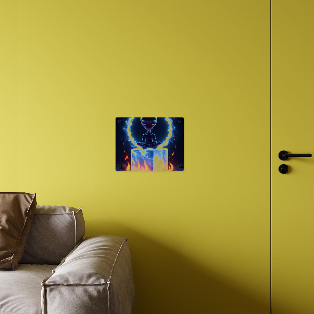 Cosmic Alien Acrylic Wall Art