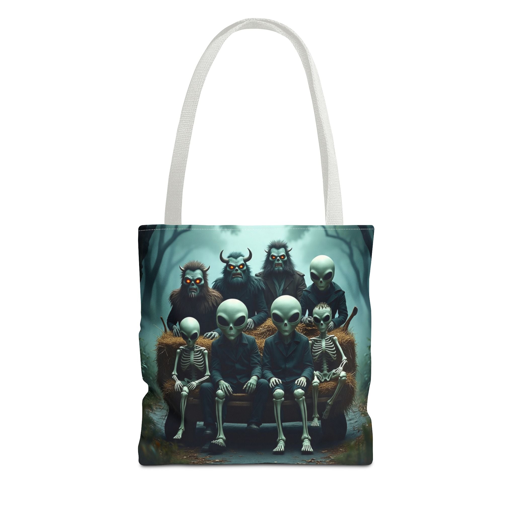 VYBZ Alien Tote Bag - Halloween Trick or Treating Spacious Design
