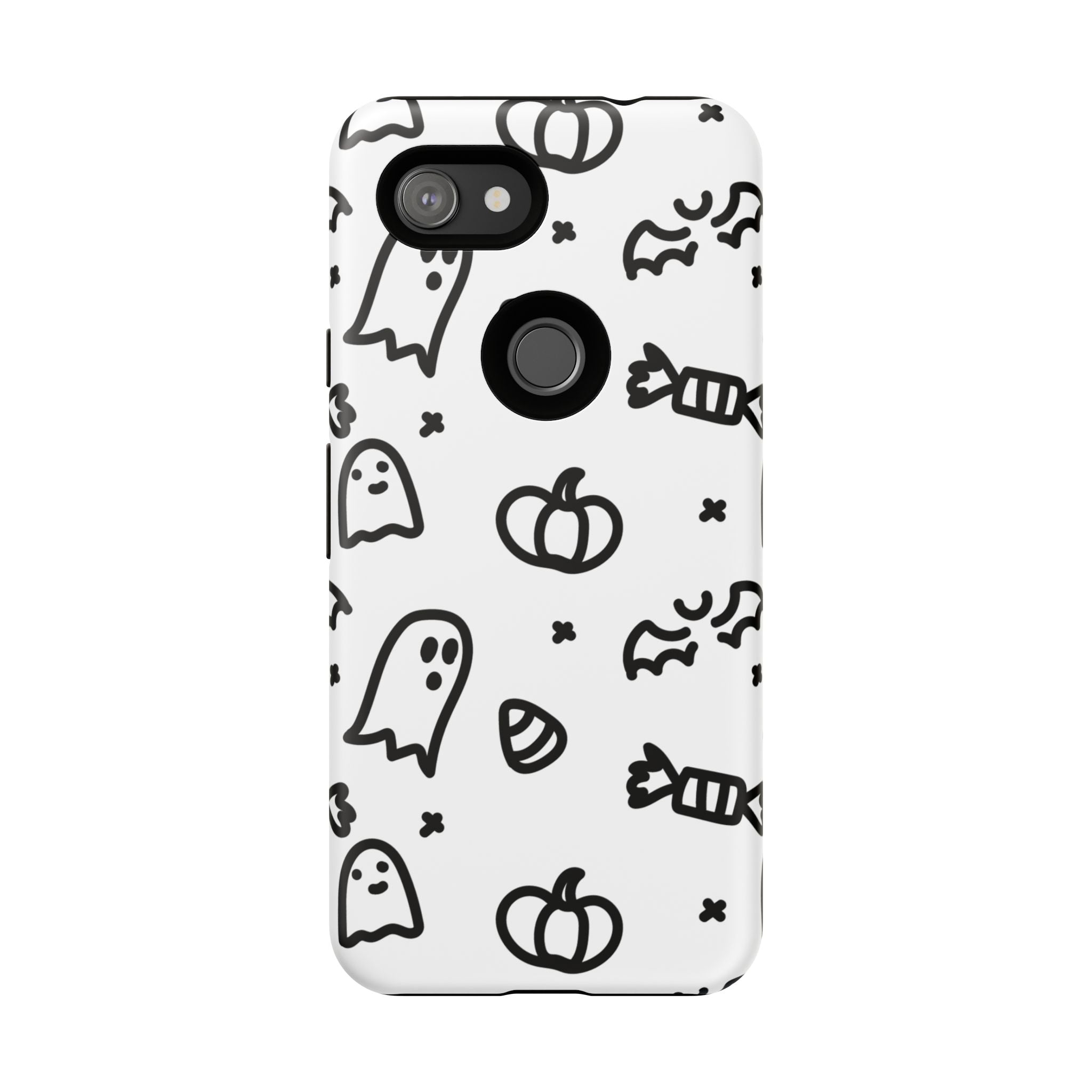 Halloween Themed Phone Case, Spooky Ghosts and Pumpkins, Fall Decor, Costume Party, Trick or Treat