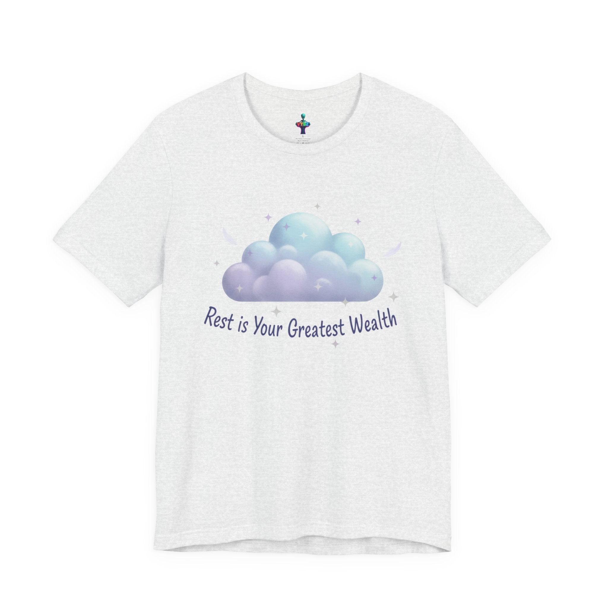 Rest Is Your Greatest Wealth Tee | Sleepmaxxing, restful self care