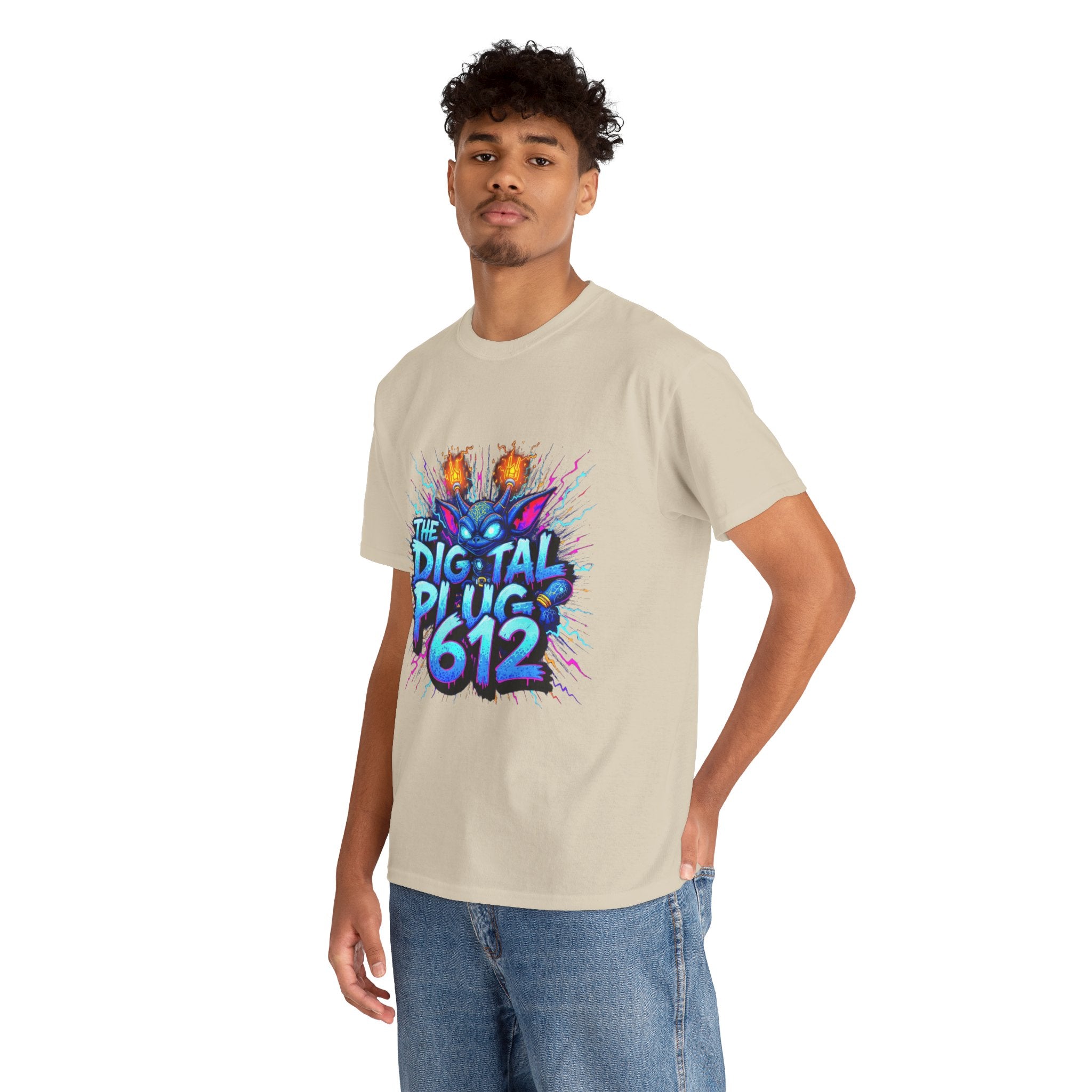 The Digital Plug 612 "Plugz" Tee — Streetwear Graphic T-Shirt