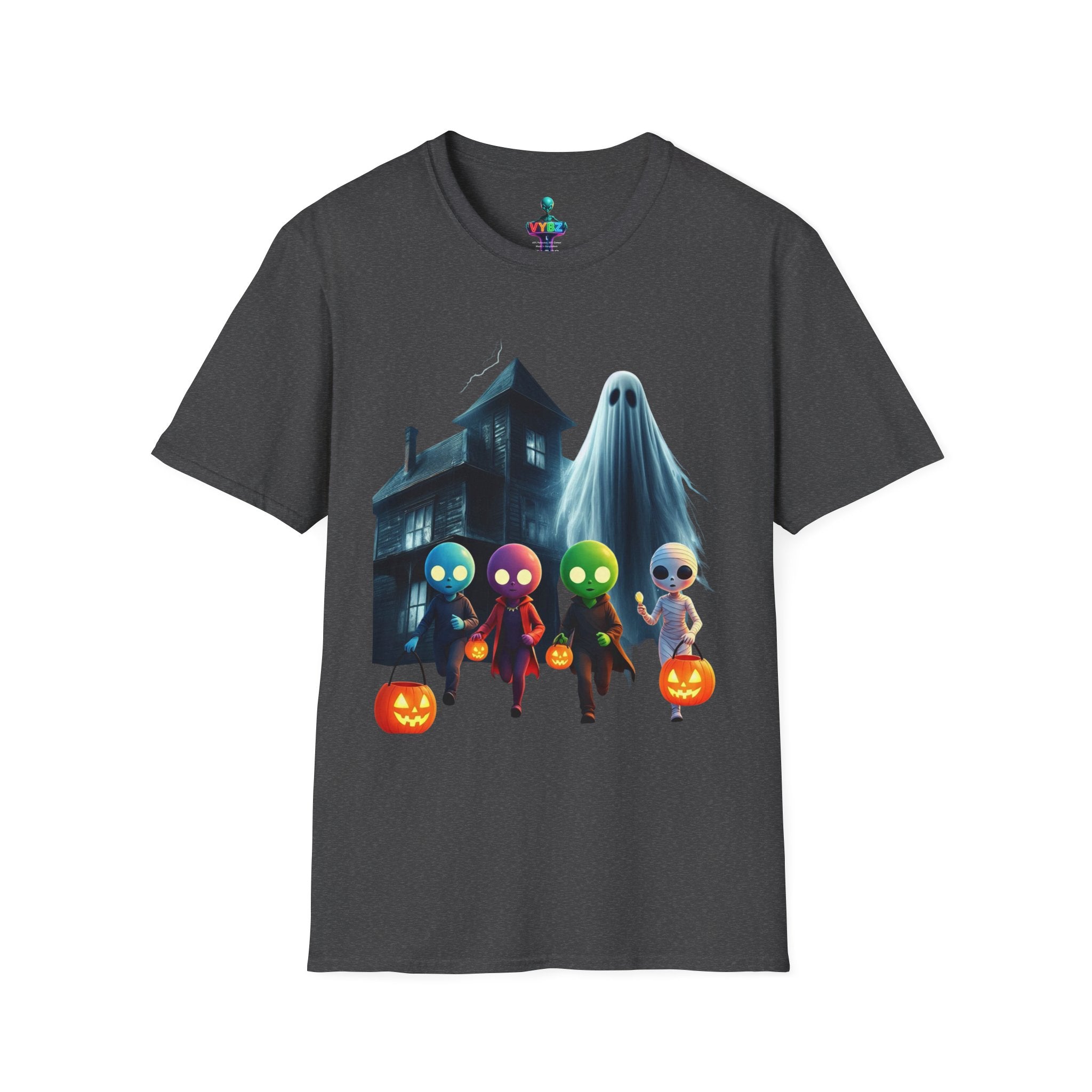 VYBZ "Aliens & Ghost" Halloween Graphic Tee