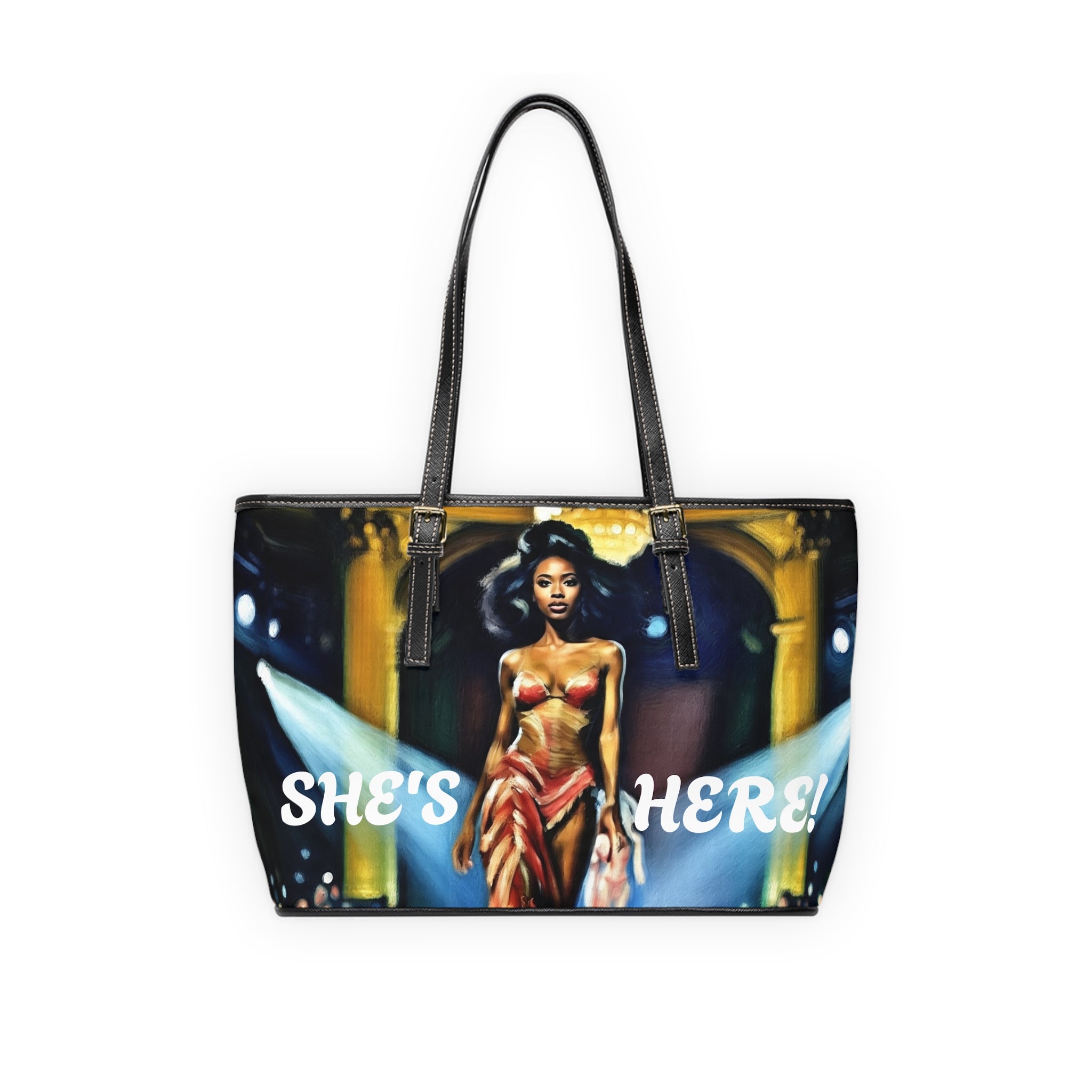 VYBZ "It's Her!/She's Here! Leather Shoulder Bag