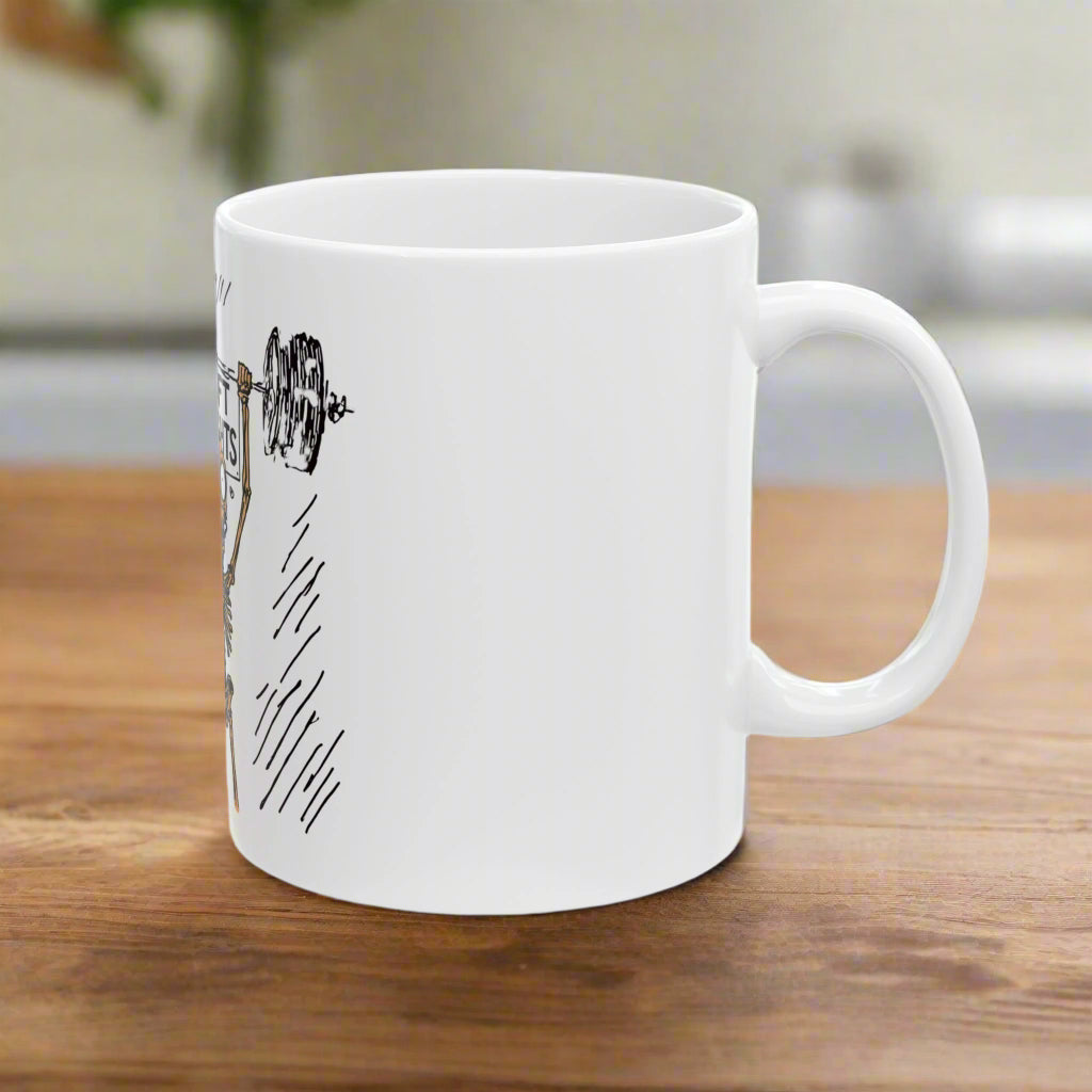 Funny Skeleton Weightlifting Mug, Unique Coffee Cup for Gym Lovers, Perfect Gift for Fitness Enthusiasts, Halloween Decor, Humor & [...]