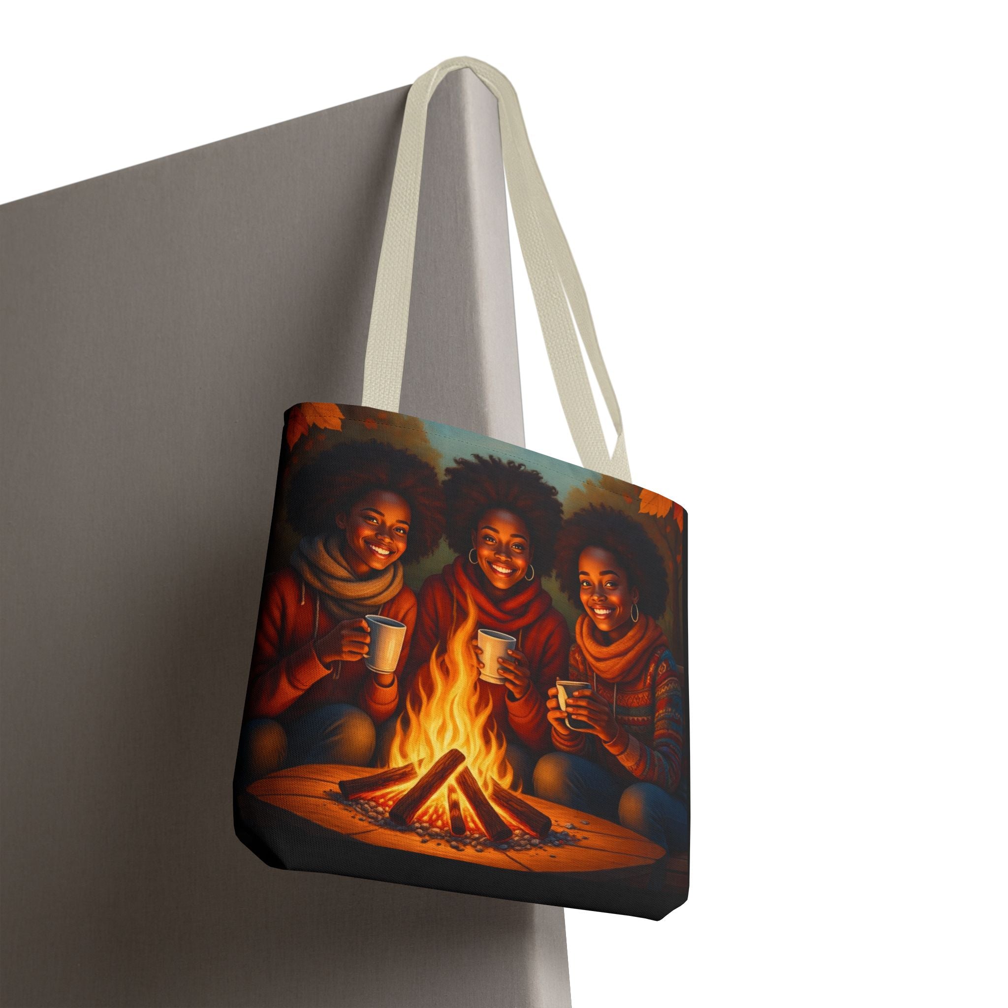 VYBZ Tote Bag - Exclusive Celebrating Sistah Circle Design Fall Bonfire