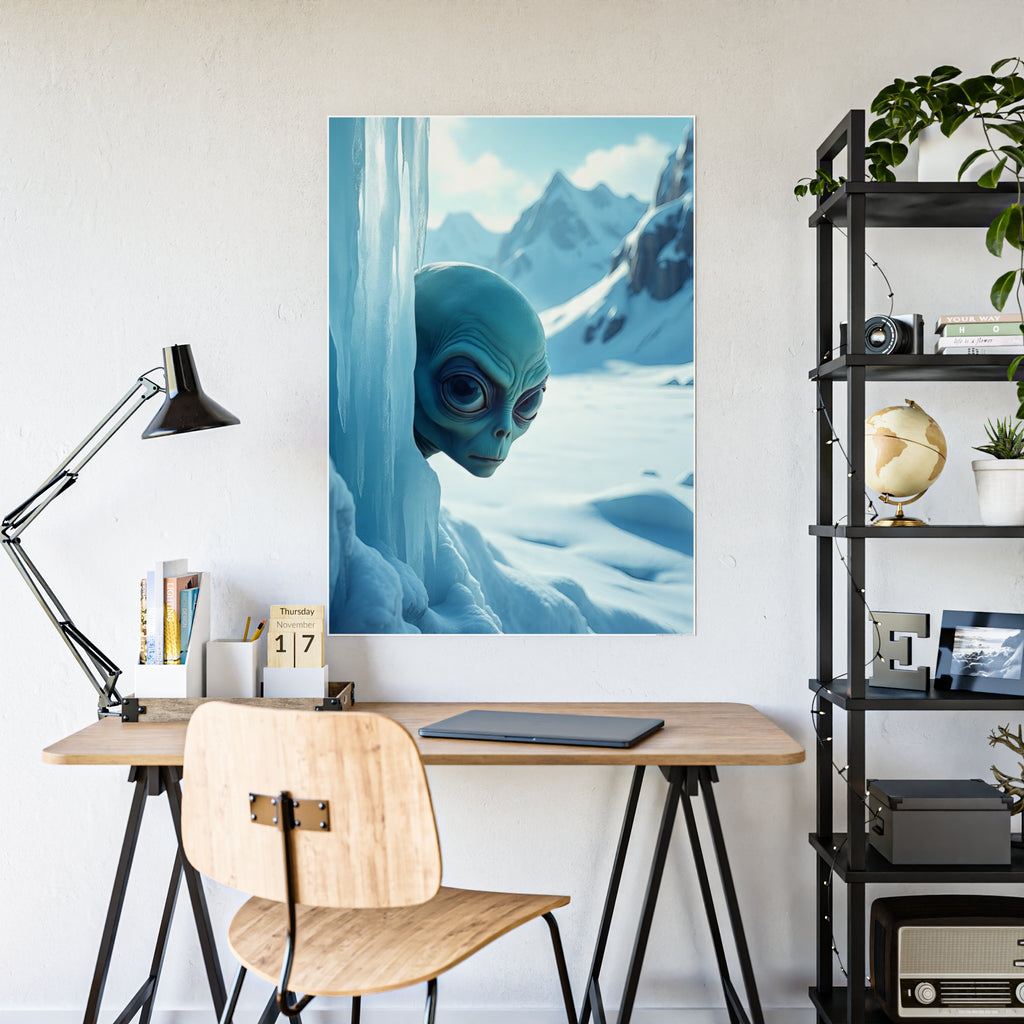 Glossy Alien Poster