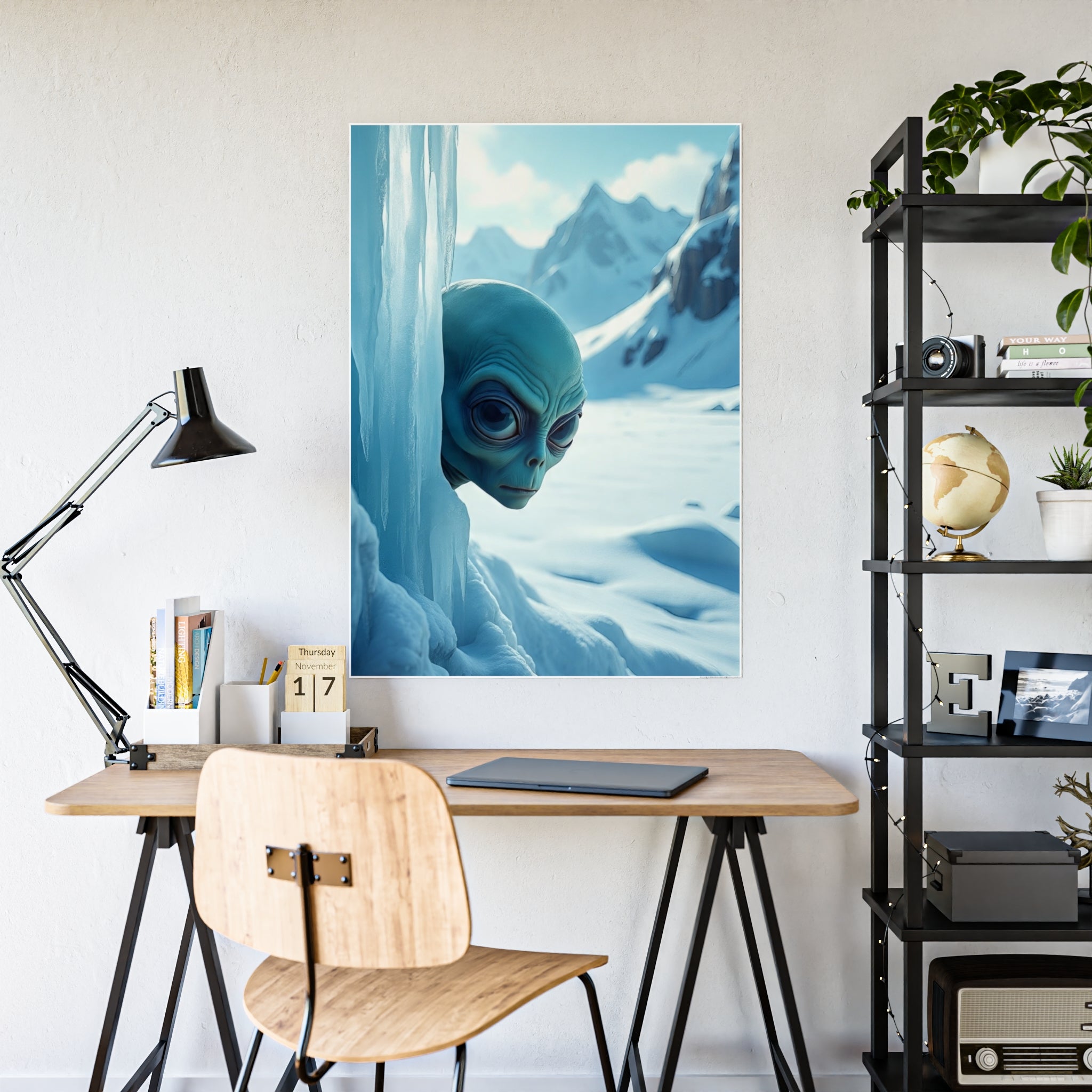 Glossy Alien Poster