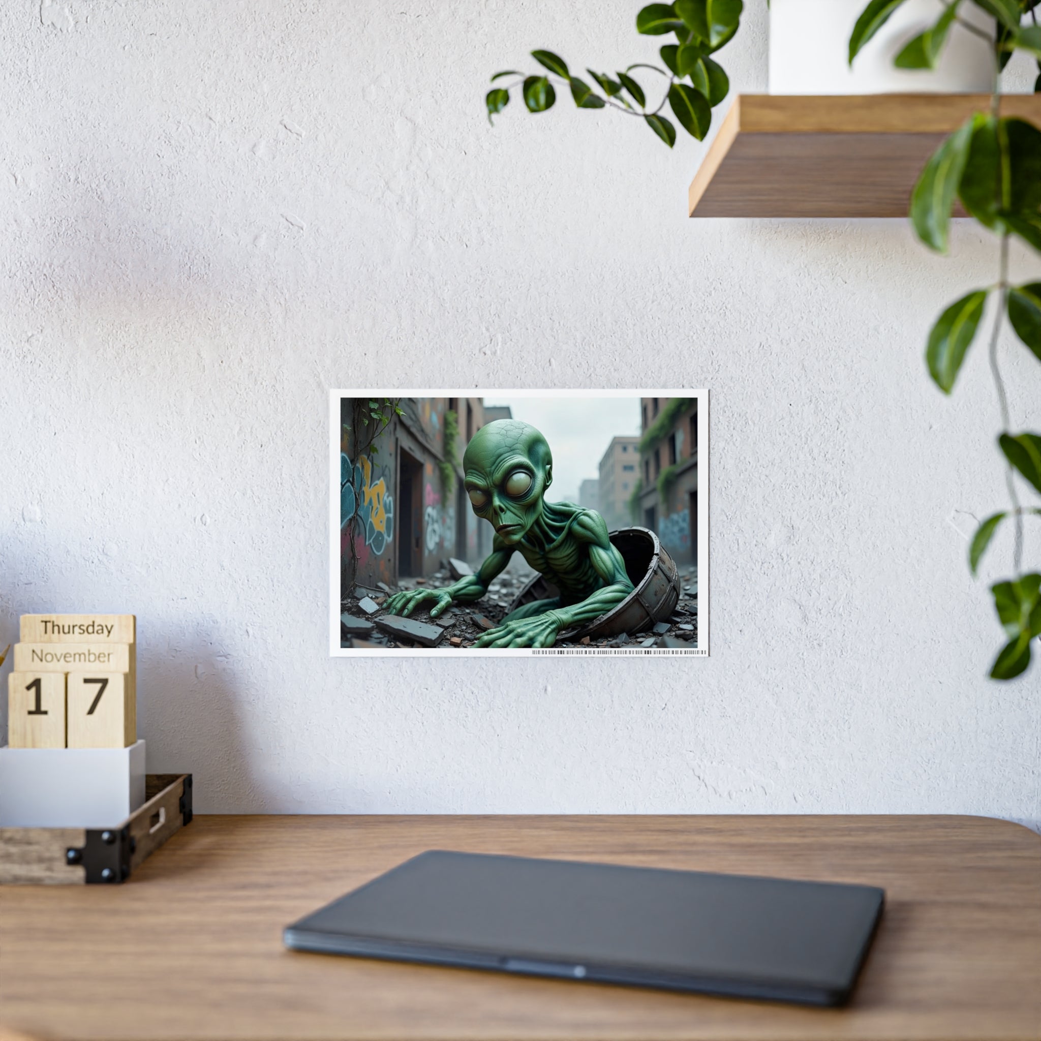 Alien Glossy Poster