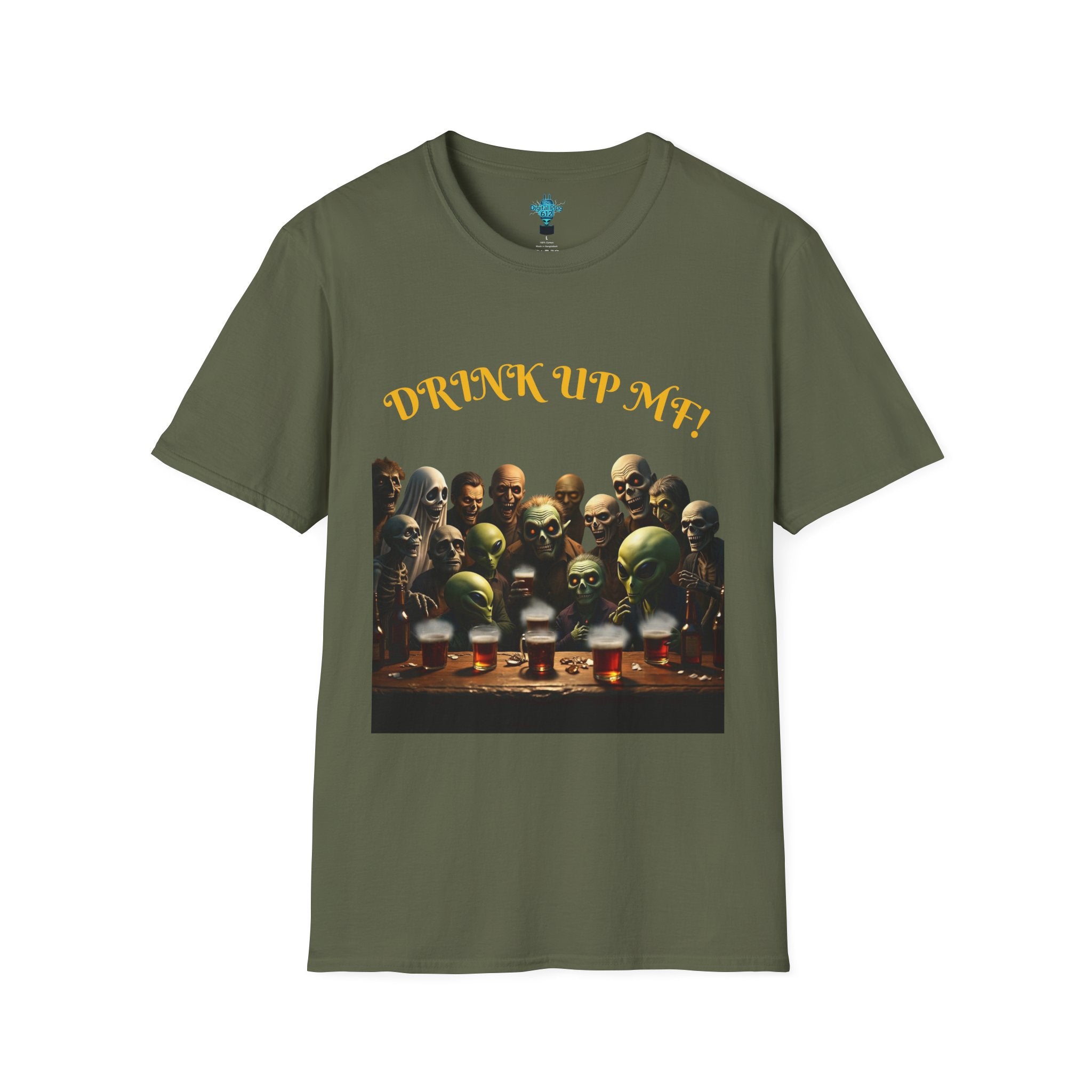 VYBZ Humorous Monster Unisex T-Shirt - Classic Quote Design