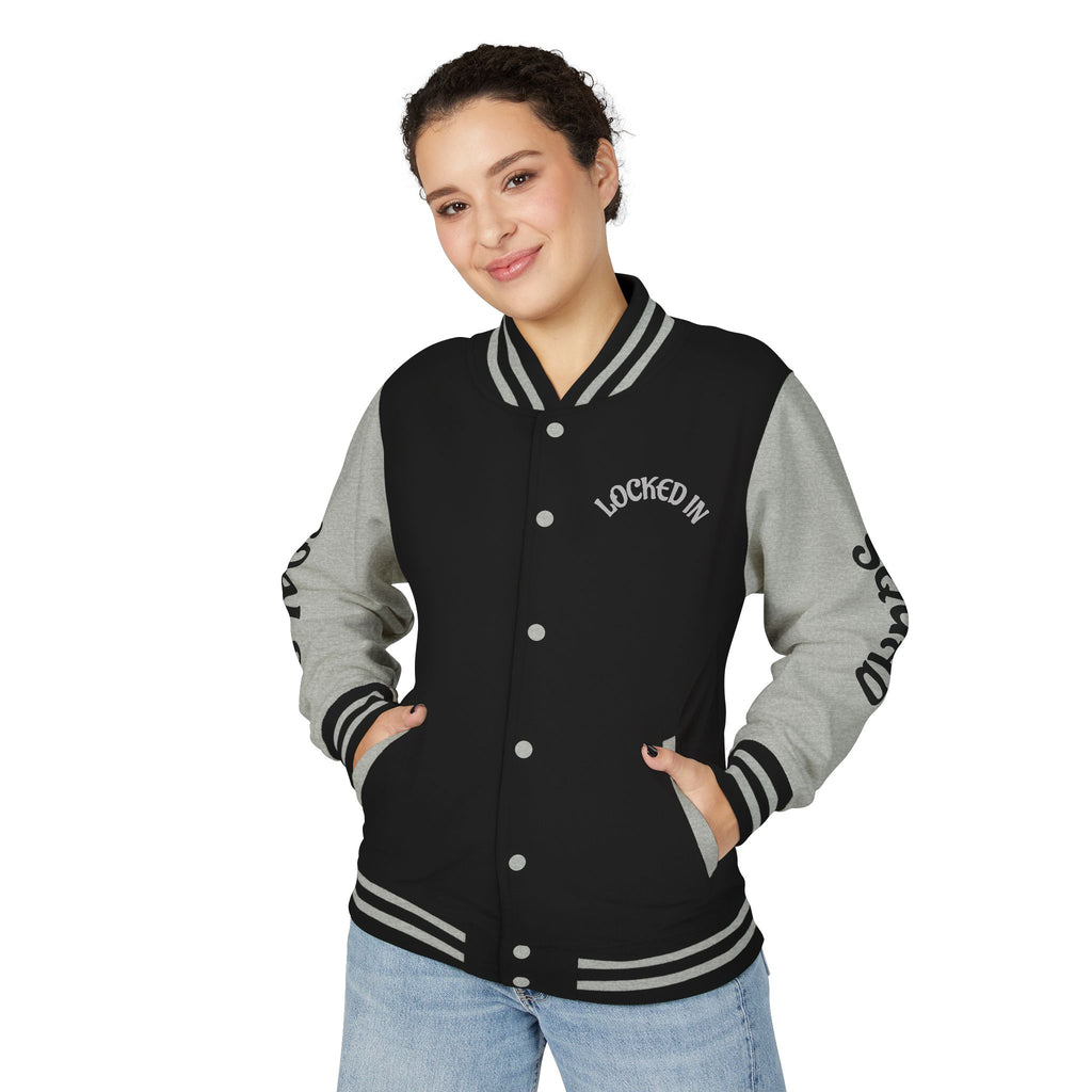 VYBZ "Locked In Goals" Heavyweight Letterman Jacket