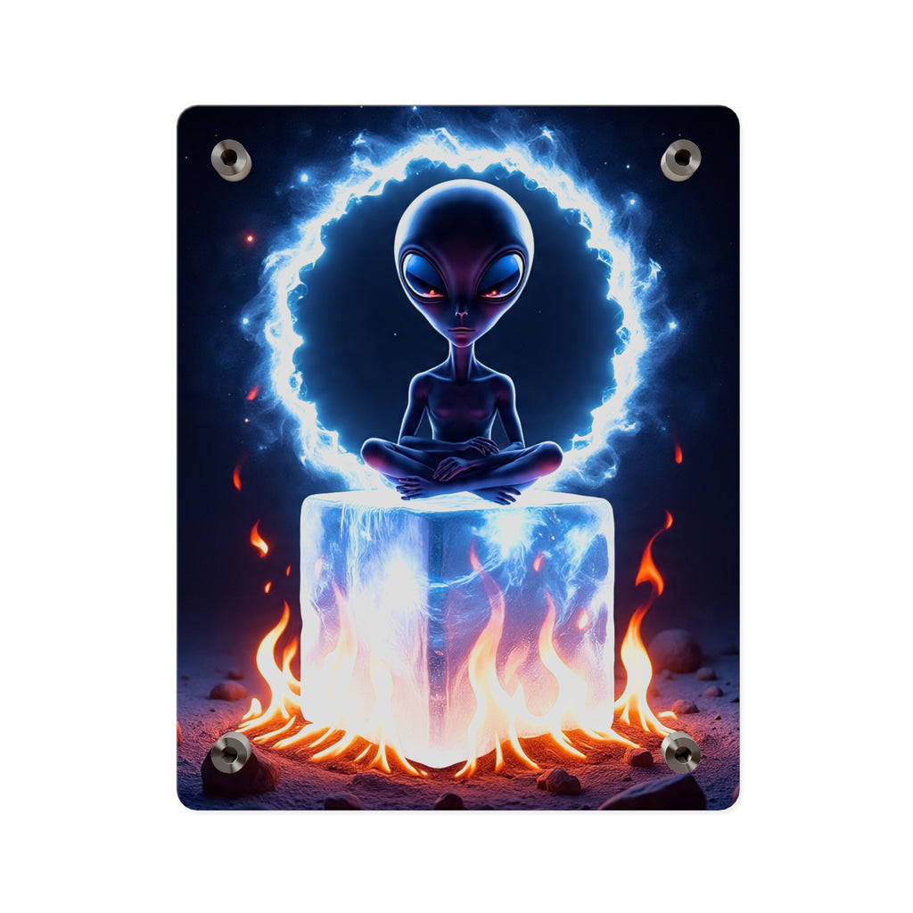 Cosmic Alien Acrylic Wall Art